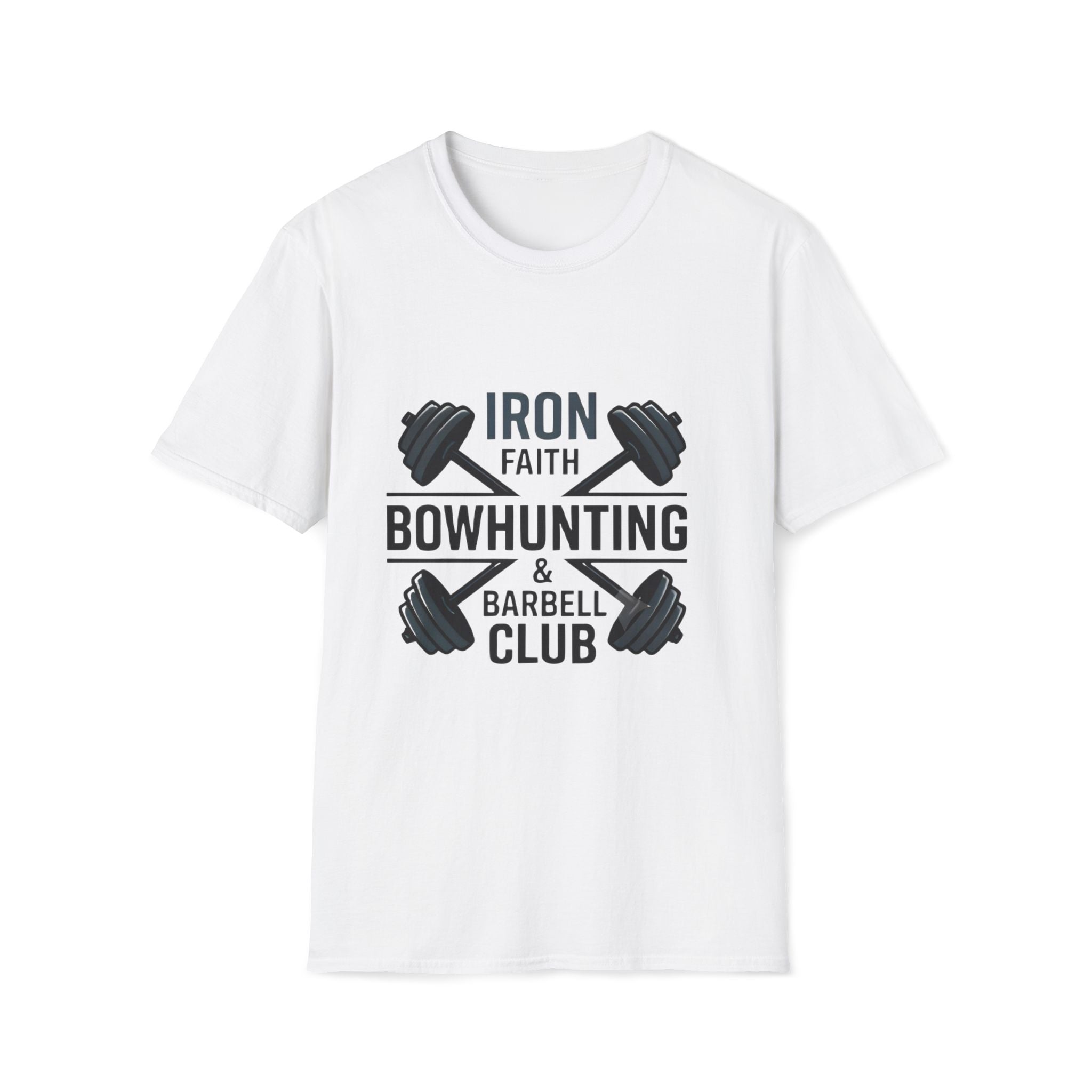 Iron Faith Barbell Crossed T-Shirt