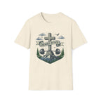 Anchored in Faith Stone Cross T-Shirt