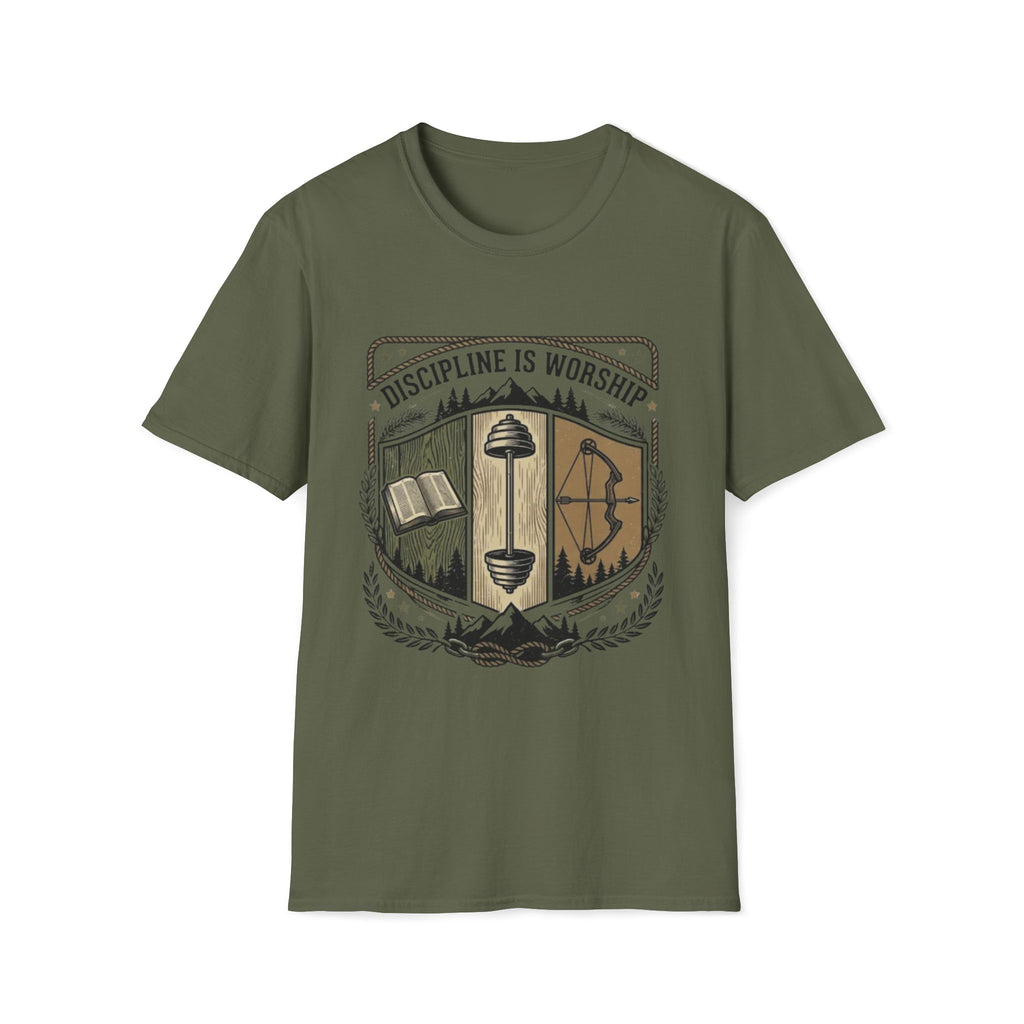 Copy of Train Pray Repeat Minimalist Cross T-Shirt