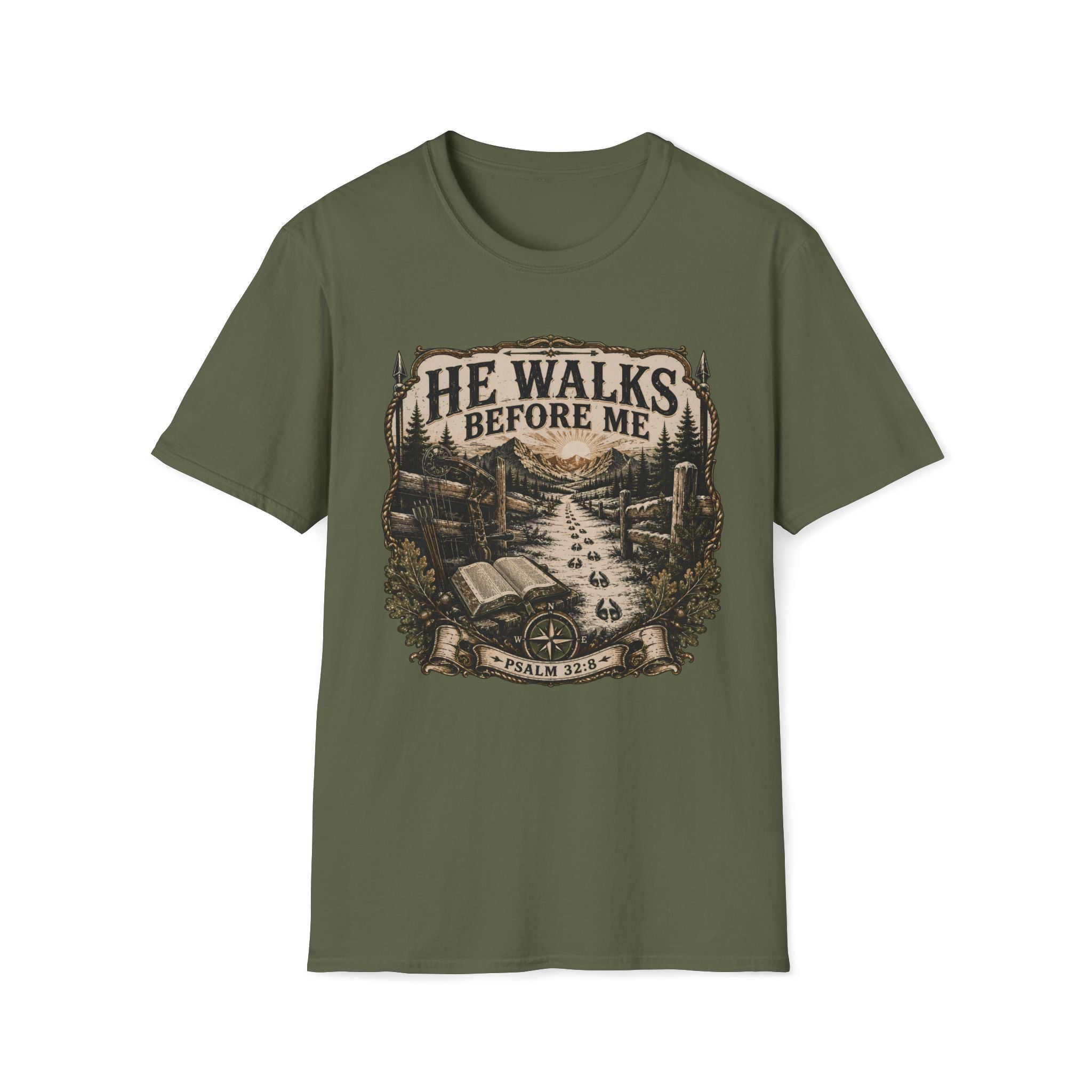 He Walks Before Me T-Shirt