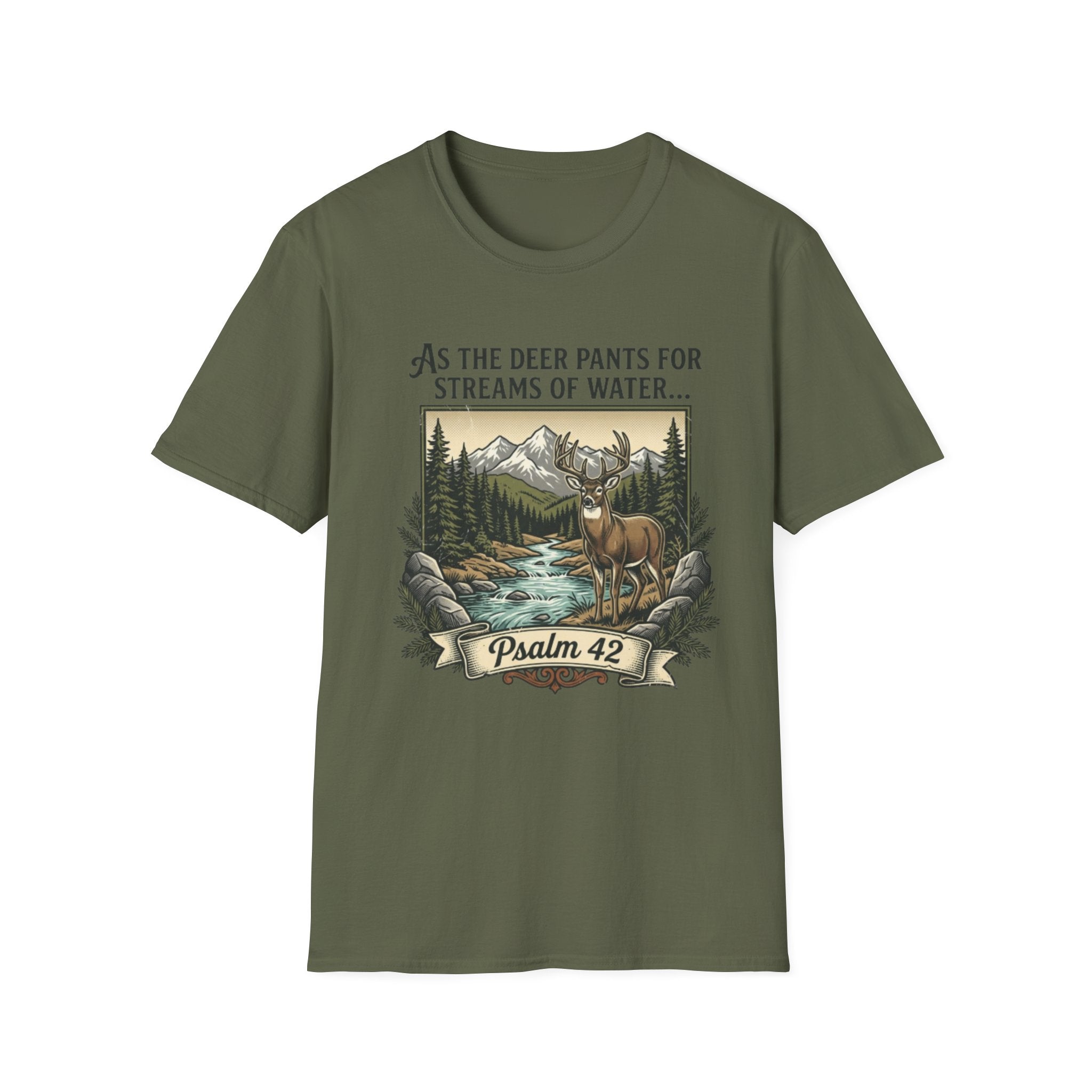 As the Deer Pants Psalm 42 T-Shirt