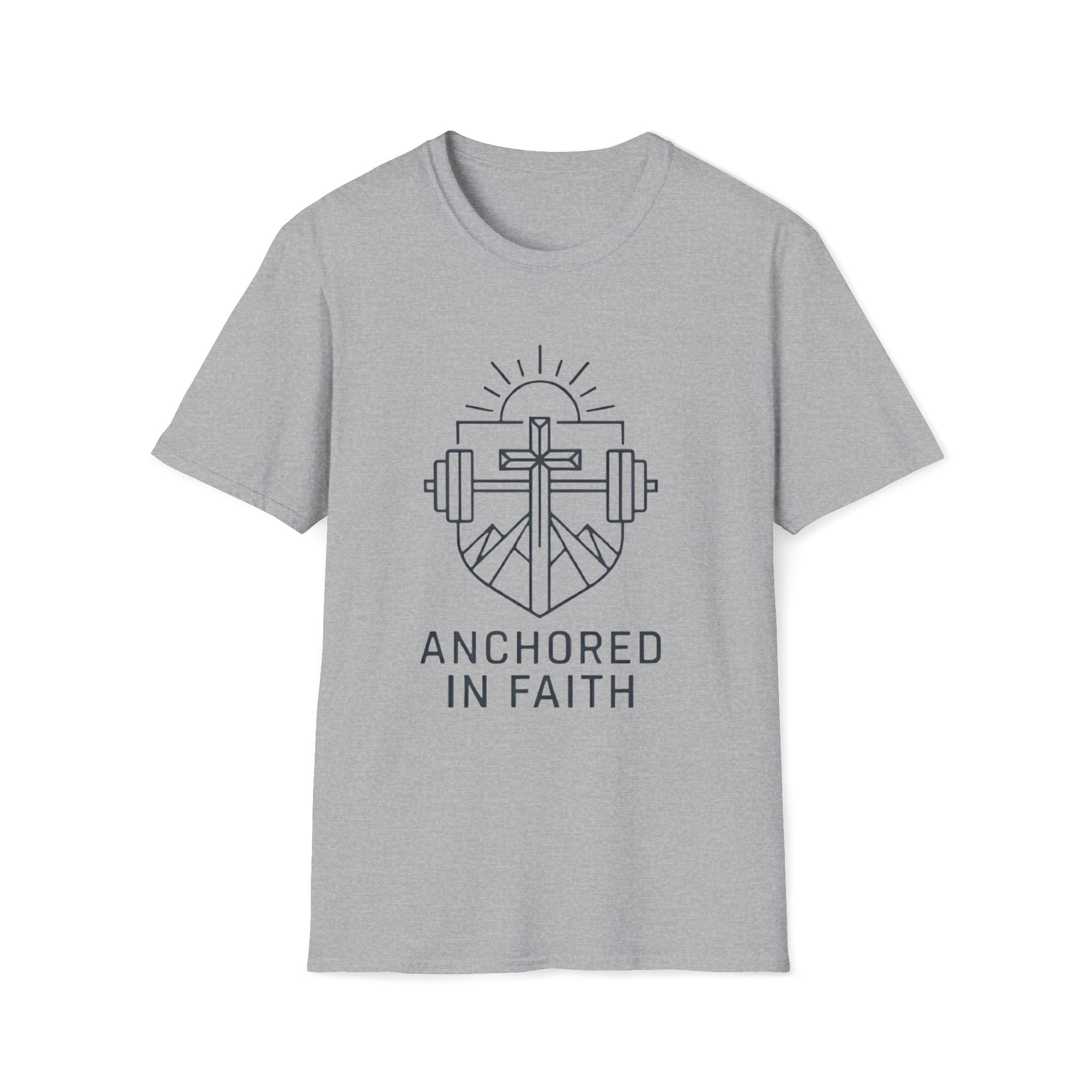 Anchored in Faith  Minimalist T-Shirt