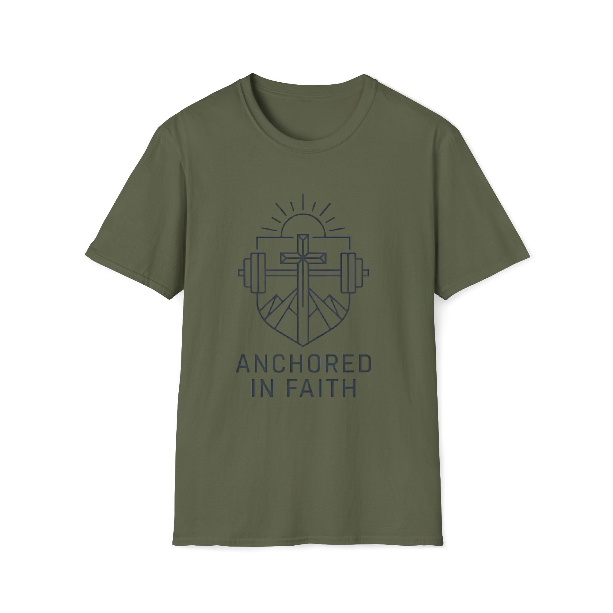 Anchored in Faith  Minimalist T-Shirt