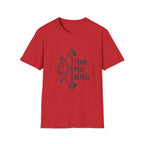 Train Pray Repeat Minimalist Cross T-Shirt