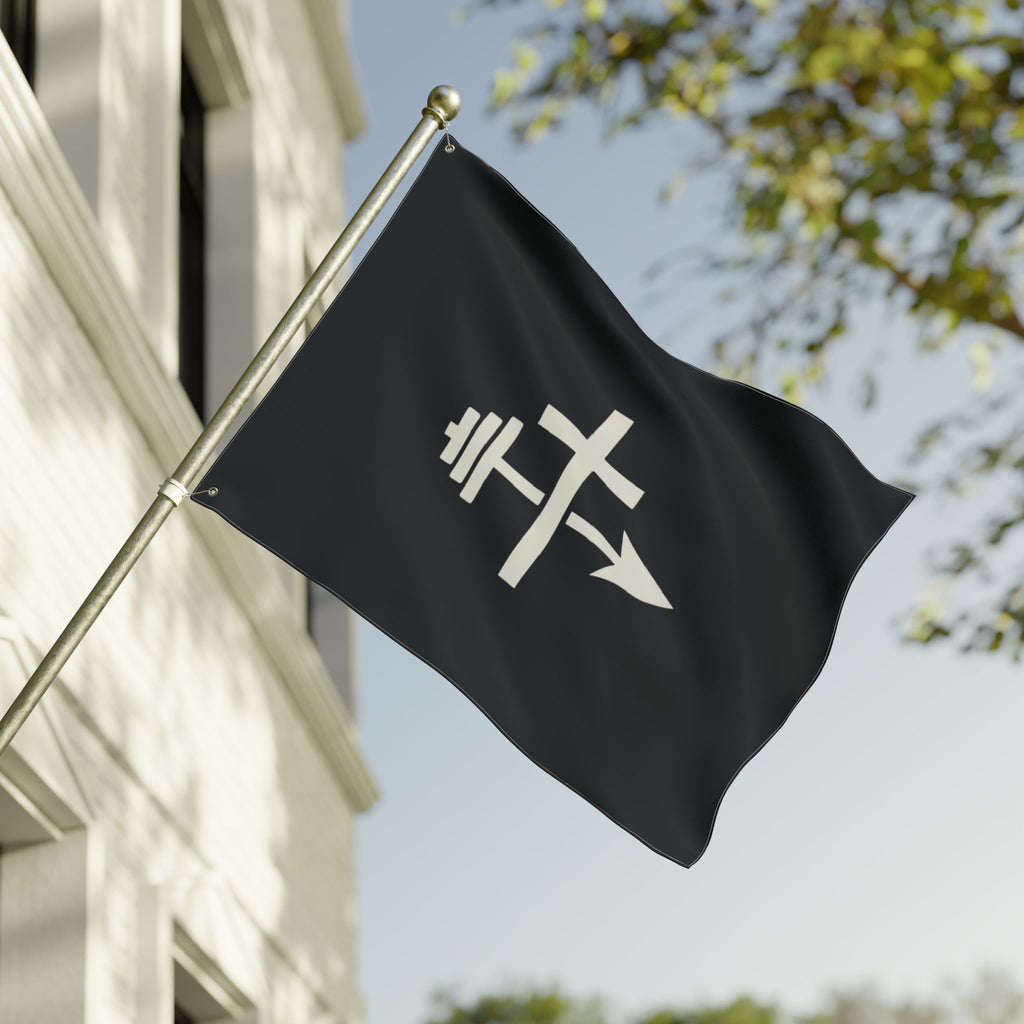 Faith, Fitness and Hunting Flag | Double-Sided Flag, Faith Fitness Outdoor Banner