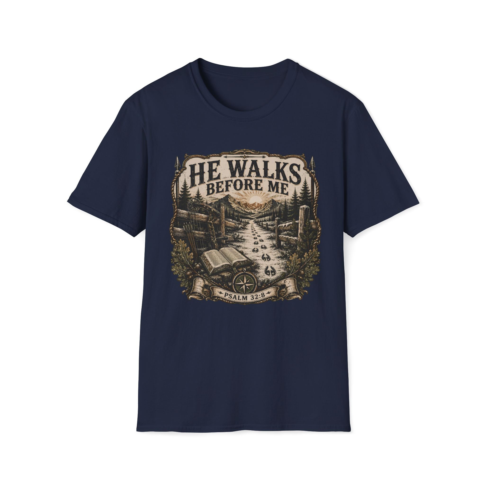 He Walks Before Me T-Shirt