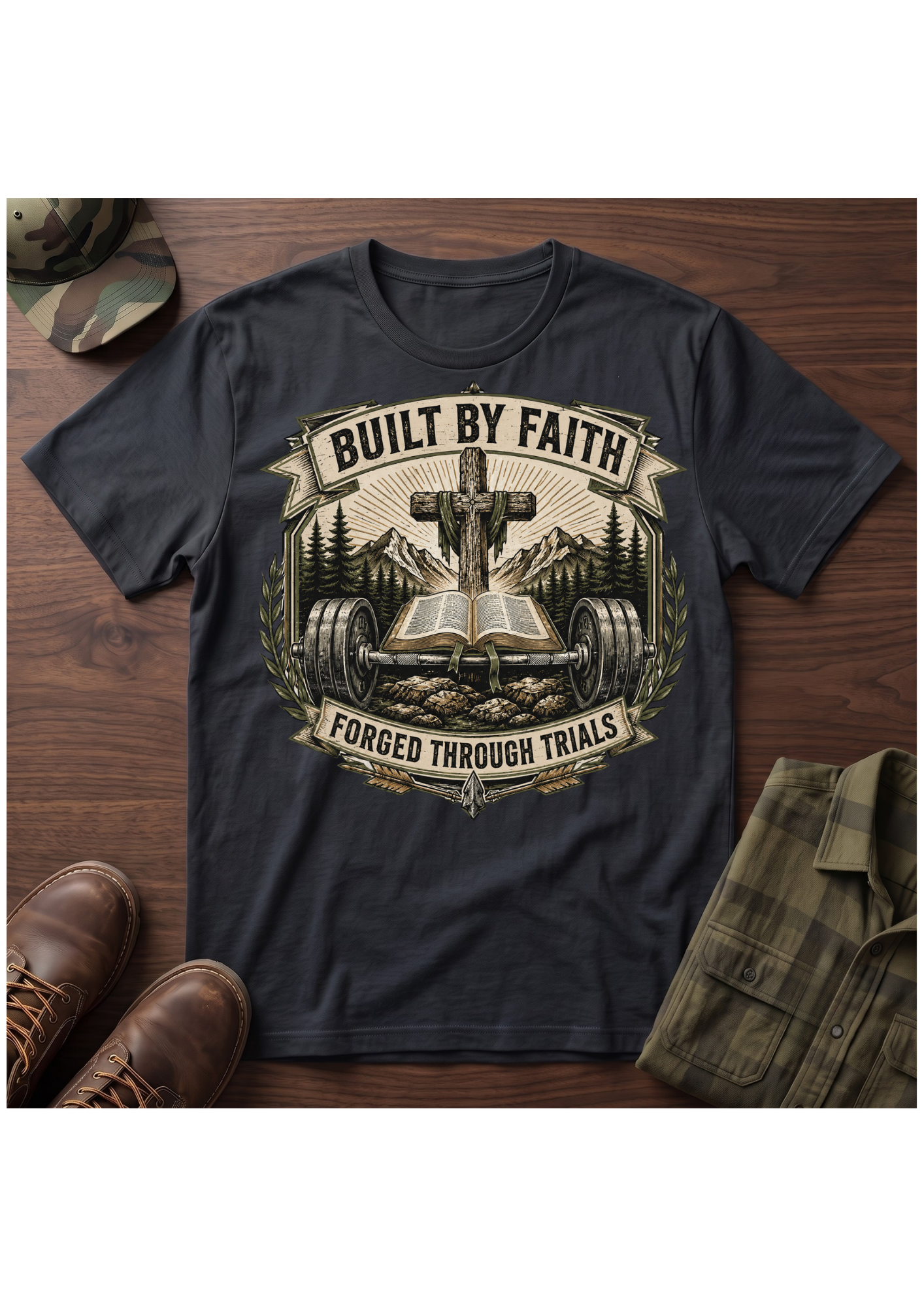 Built By Faith T-Shirt