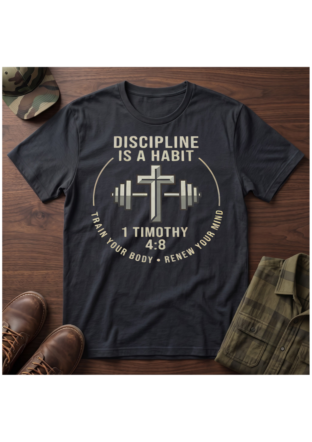 Faith Fitness Discipline T-Shirt