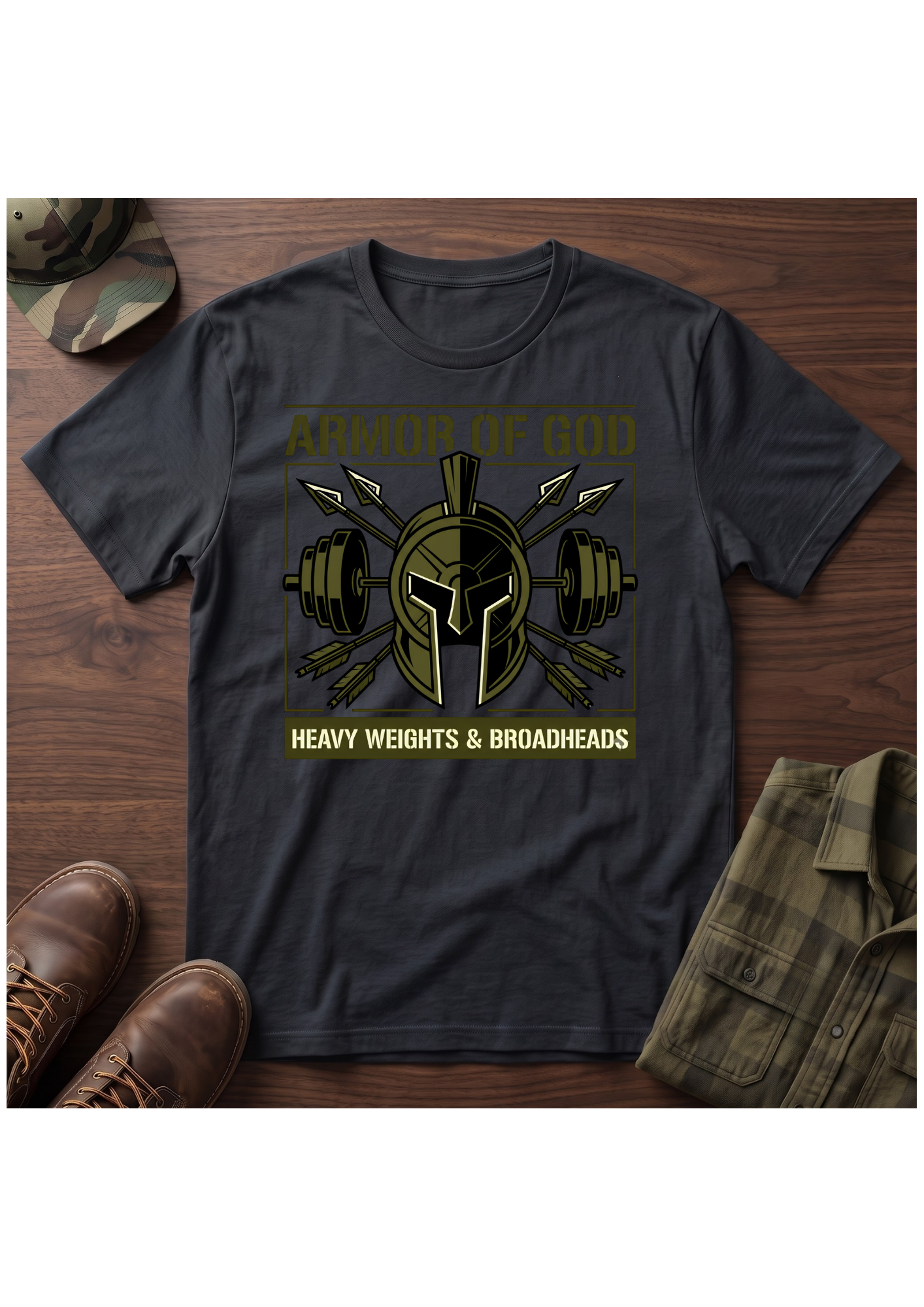 Armor of God, Heavy Weights, and Broadheads T-Shirt
