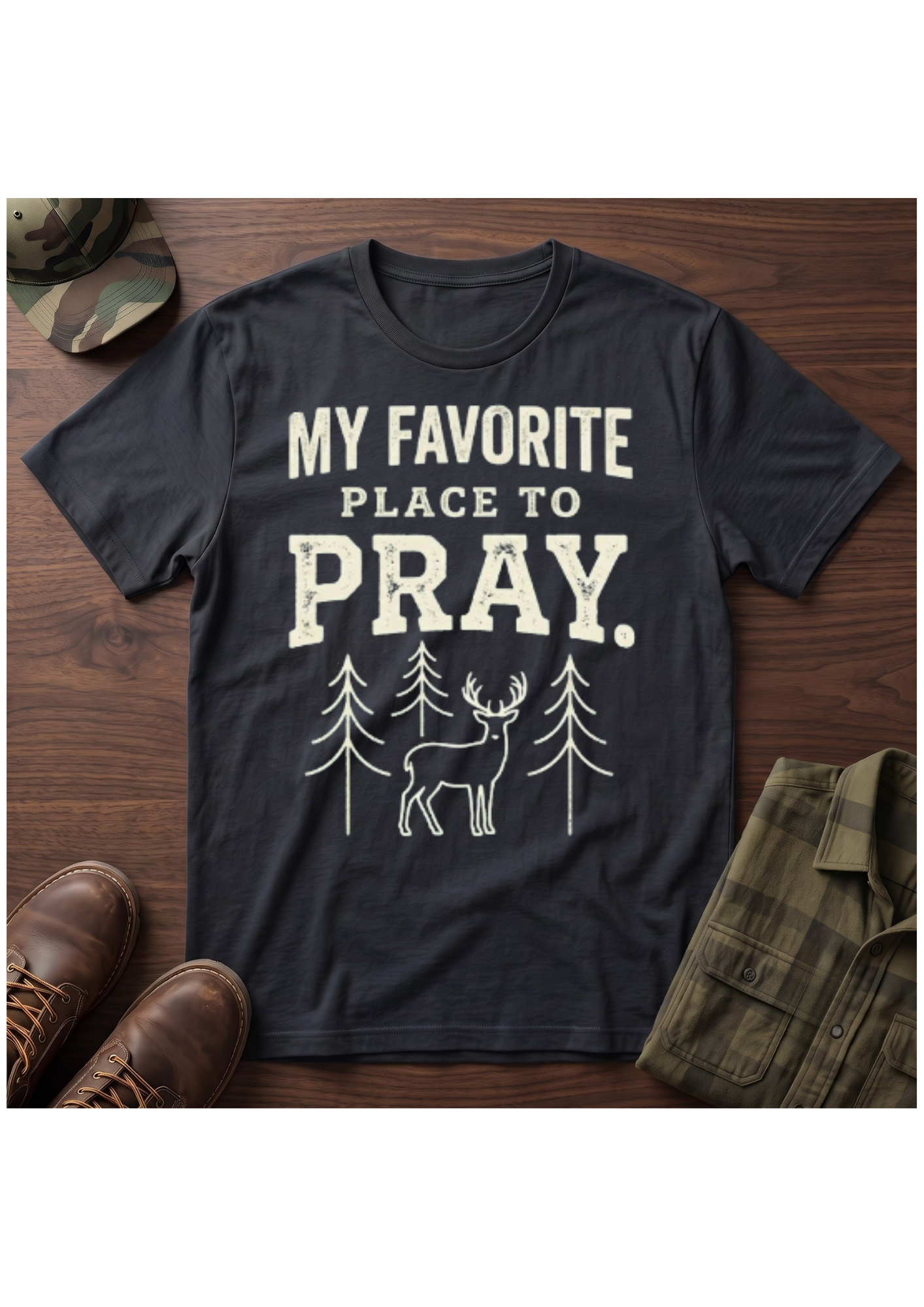 My Favorite Place to Pray T-Shirt