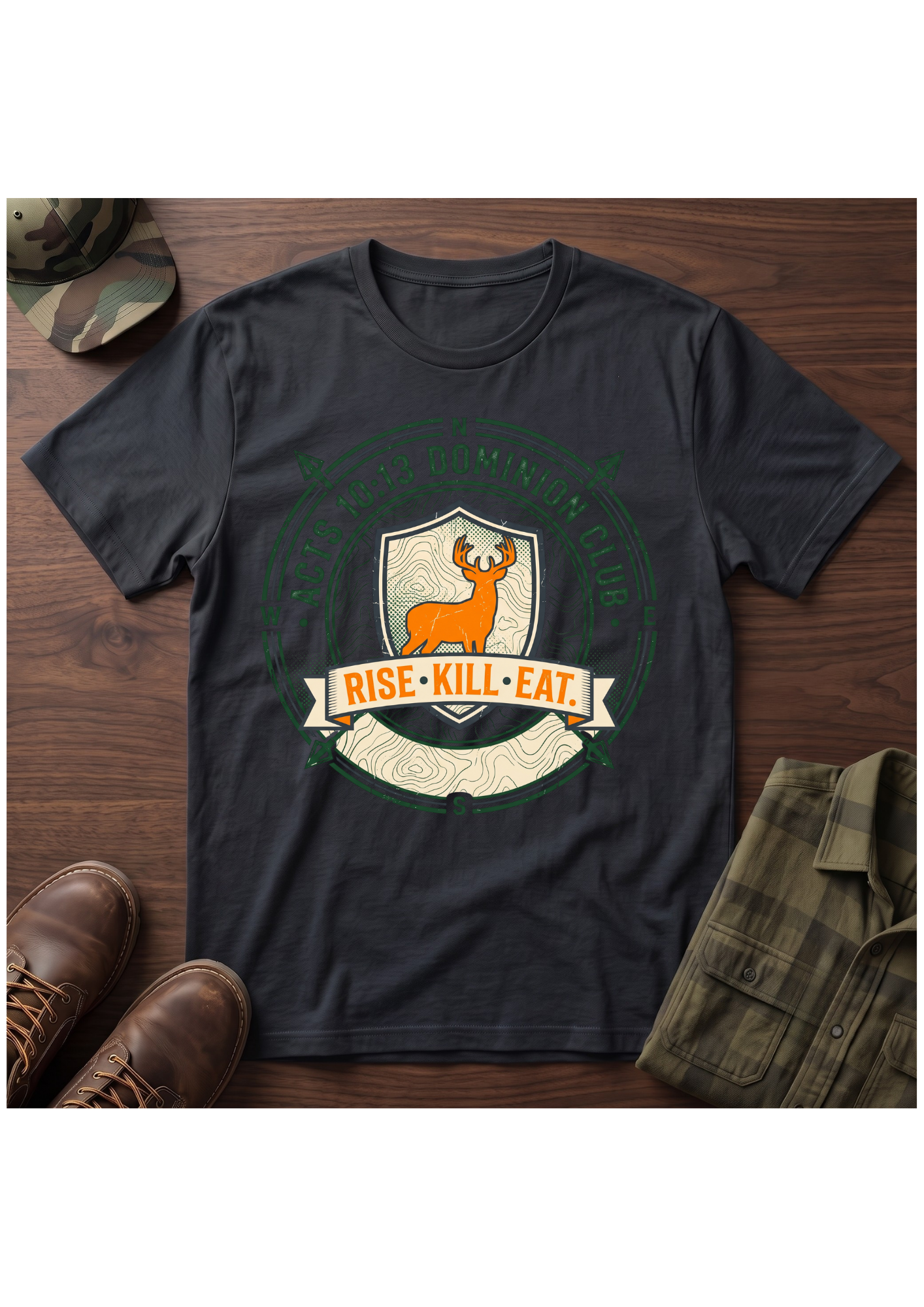 Rise, Kill, Eat Buck Silhouette T-Shirt