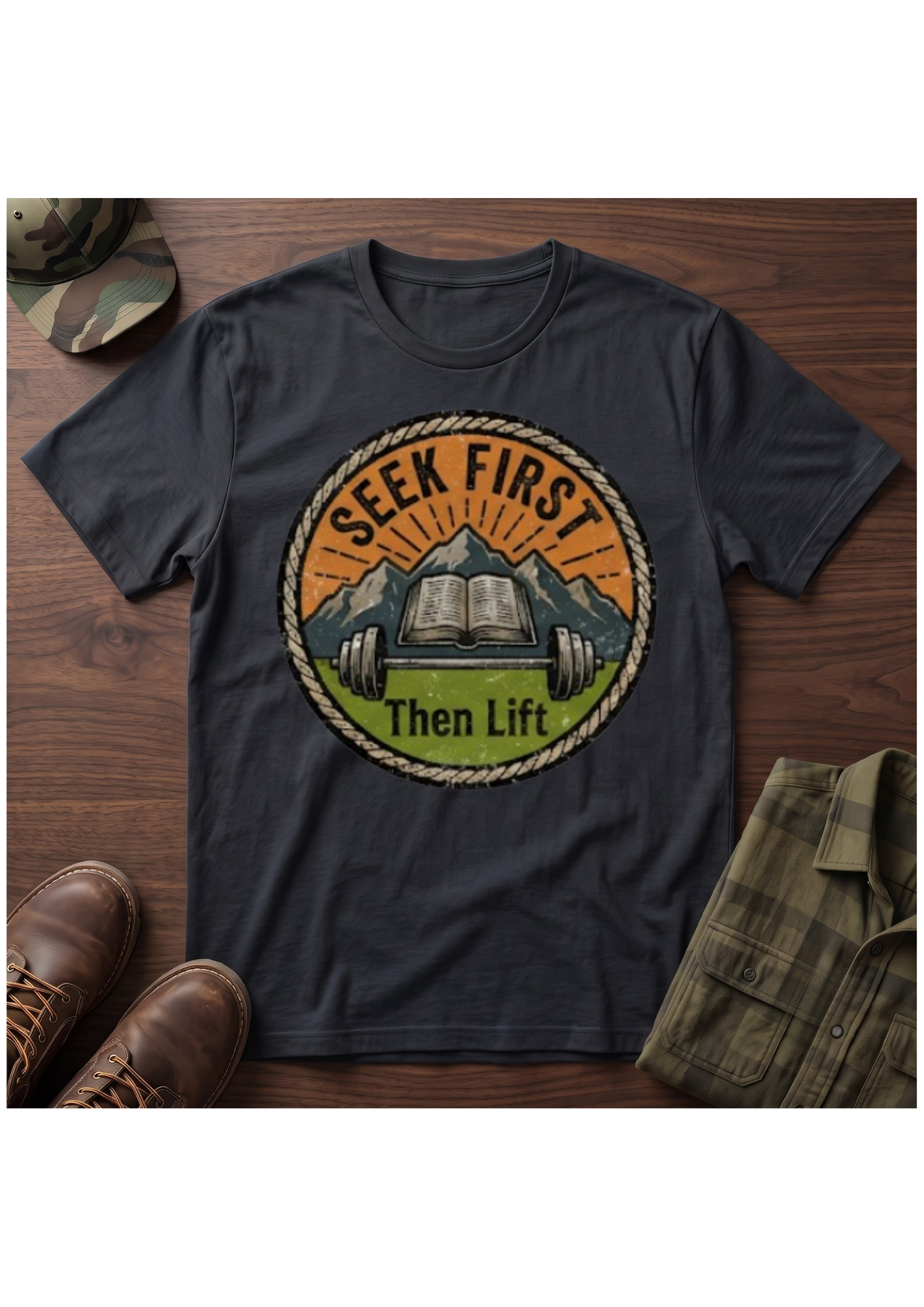 Seek First, Then Lift T-Shirt