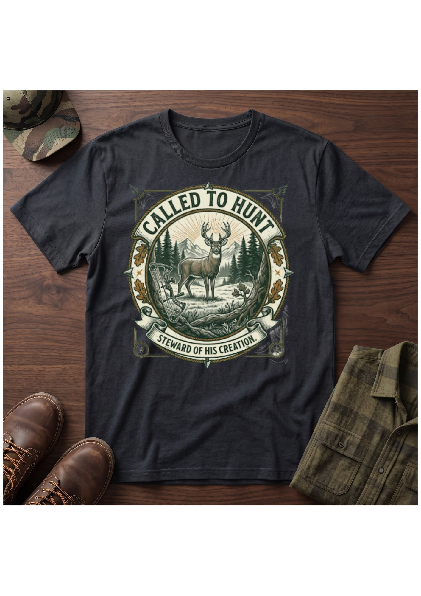 Called to Hunt Portrait T-Shirt