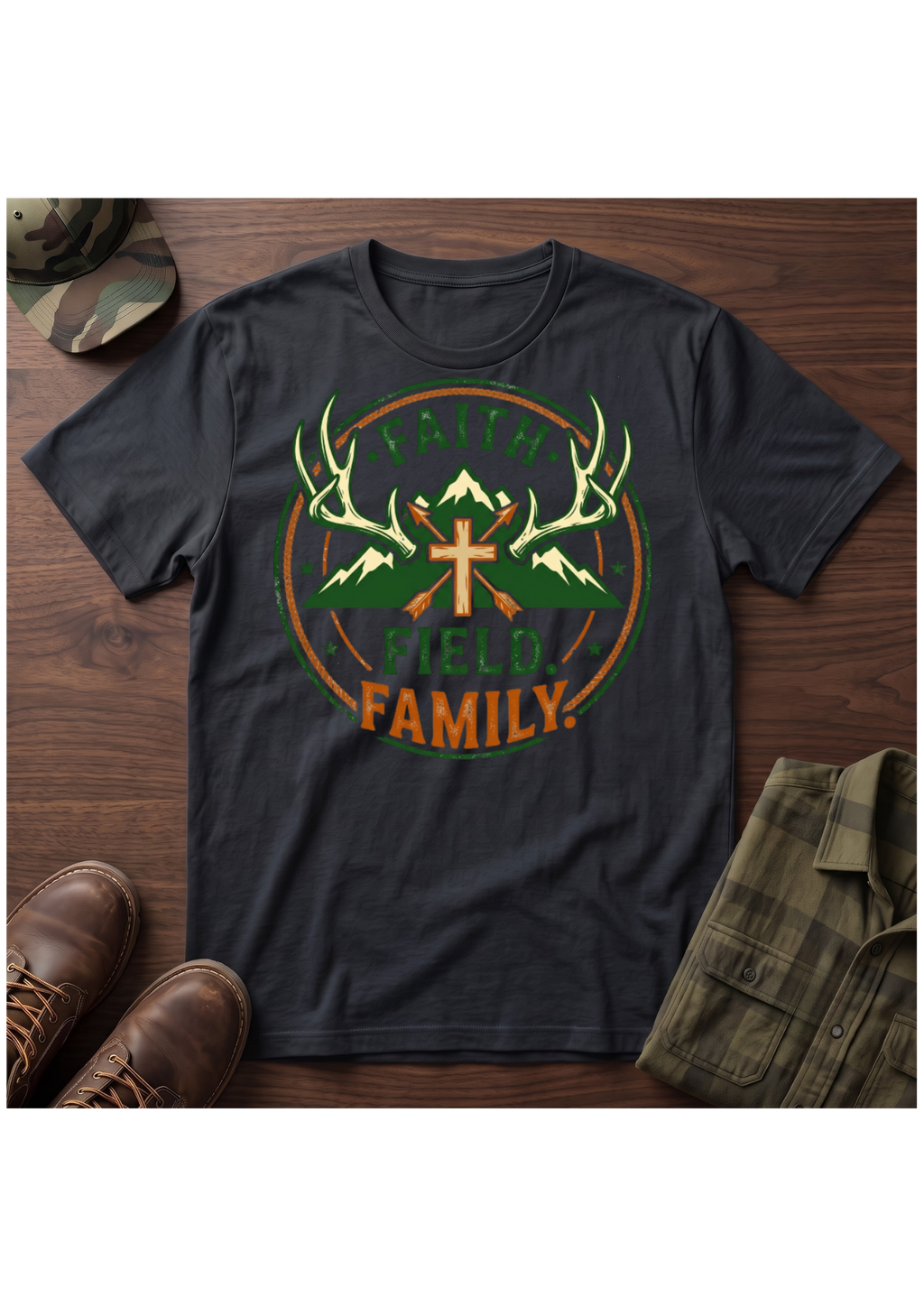 Faith, Field, Family T-Shirt