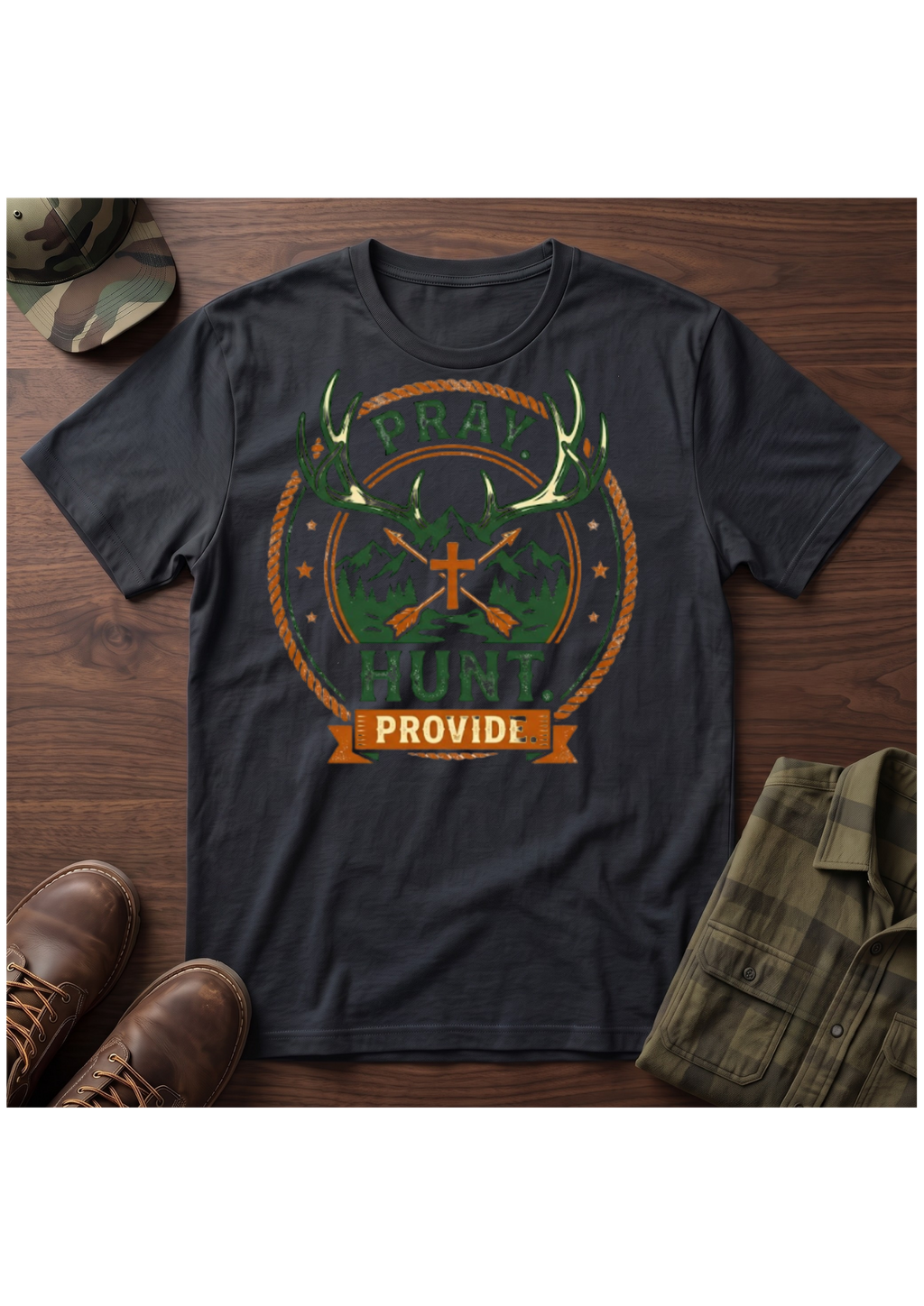 Pray, Hunt, Provide T-Shirt