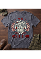 Rise, Kill, Eat Turkey and Shotguns T-Shirt