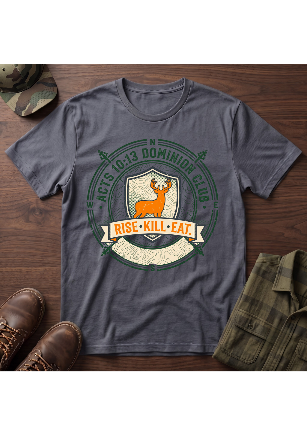 Rise, Kill, Eat Buck Silhouette T-Shirt