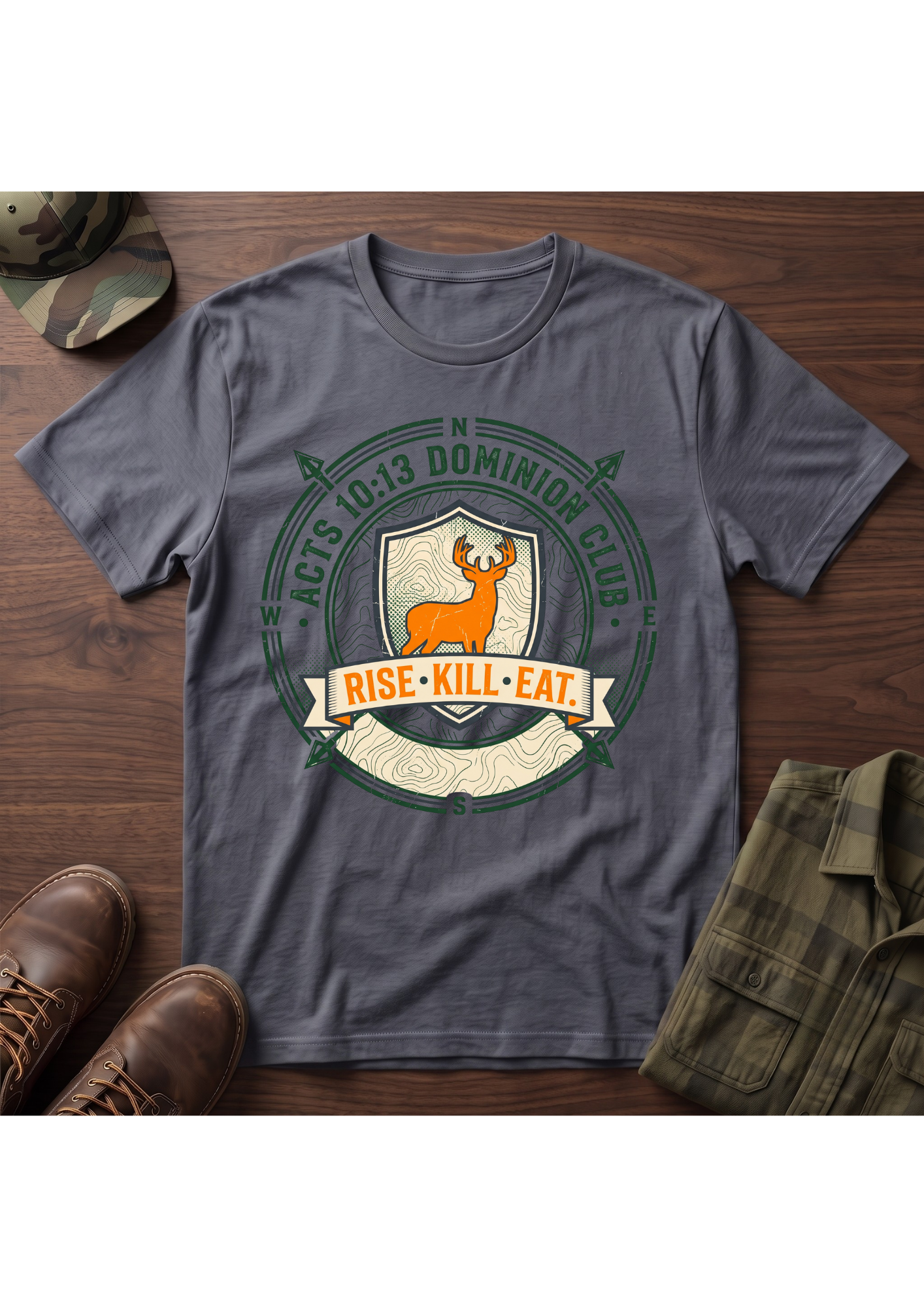 Rise, Kill, Eat Buck Silhouette T-Shirt