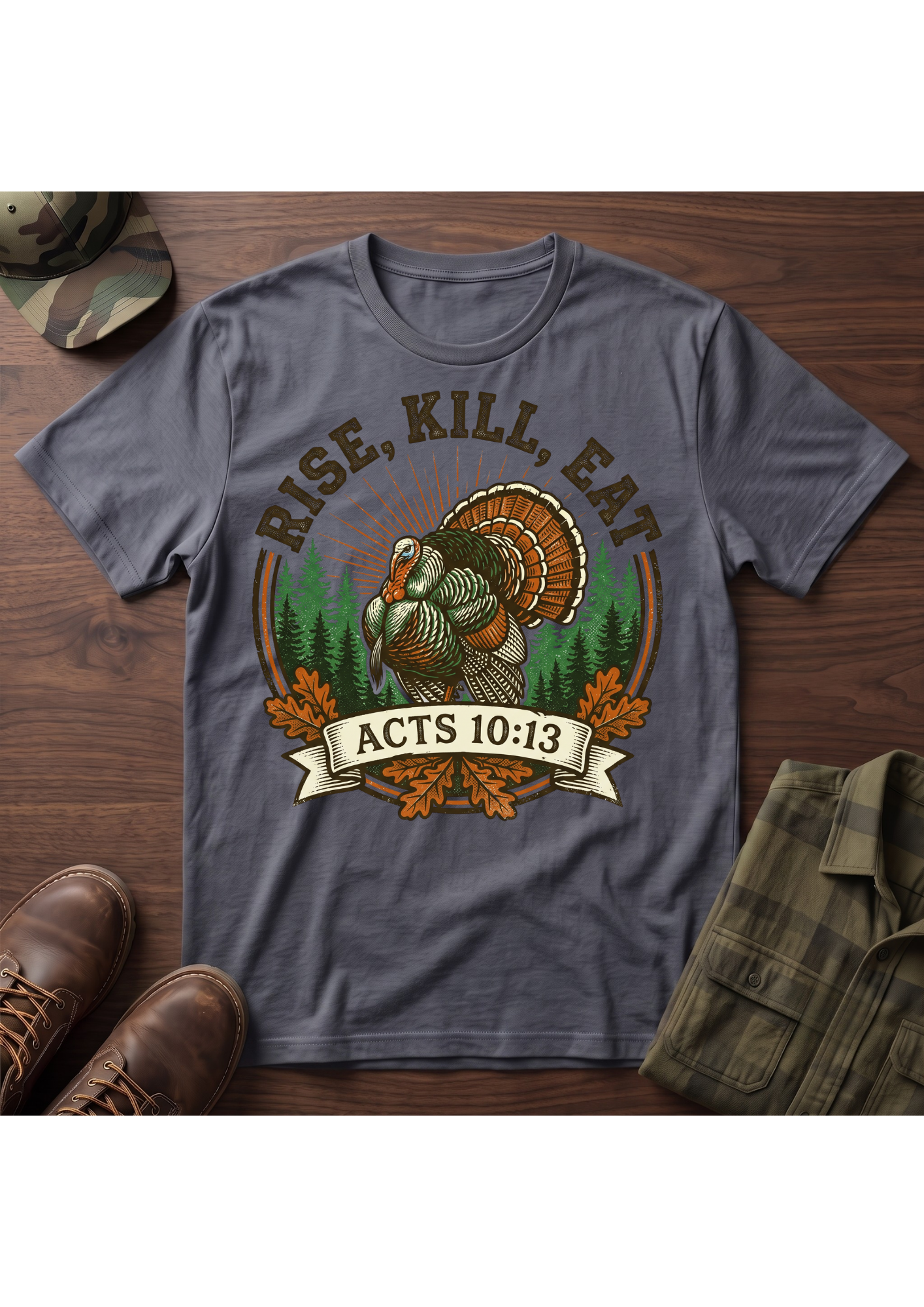 Rise, Kill, Eat Turkey T-Shirt