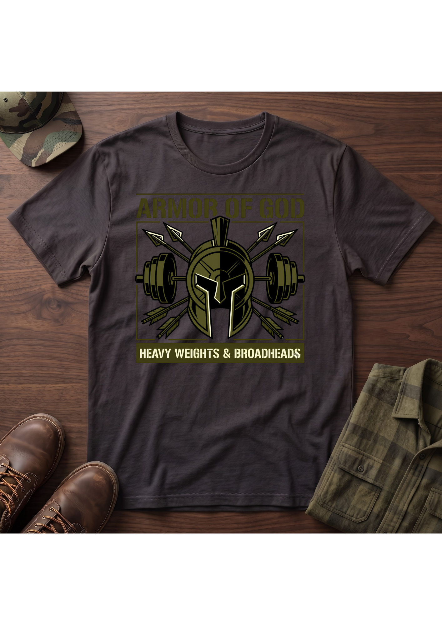 Armor of God, Heavy Weights, and Broadheads T-Shirt