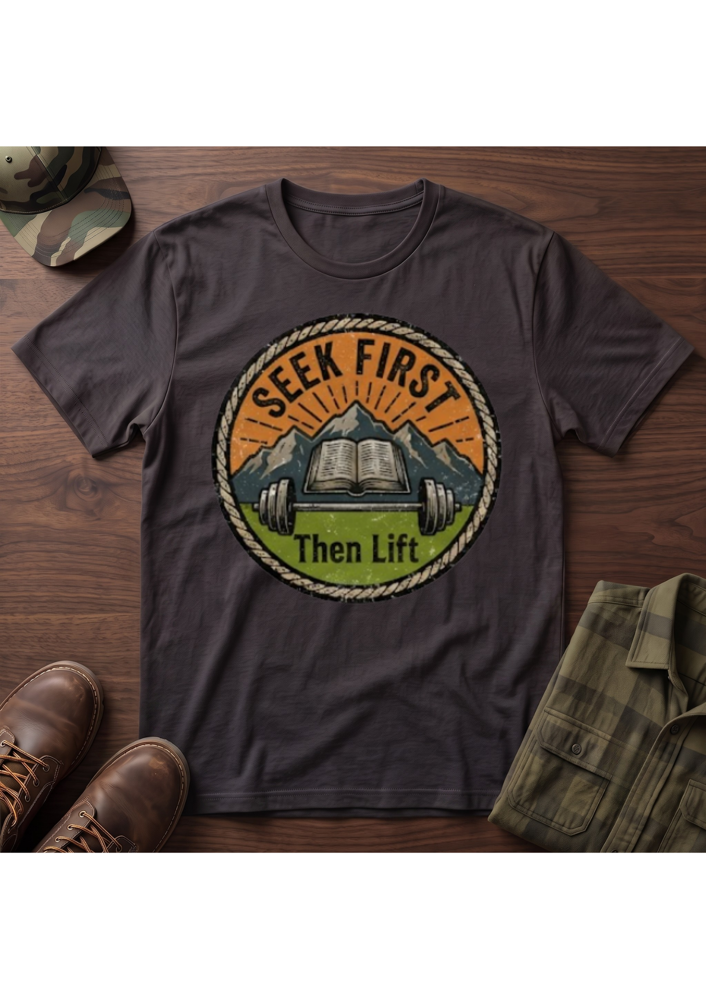 Seek First, Then Lift T-Shirt