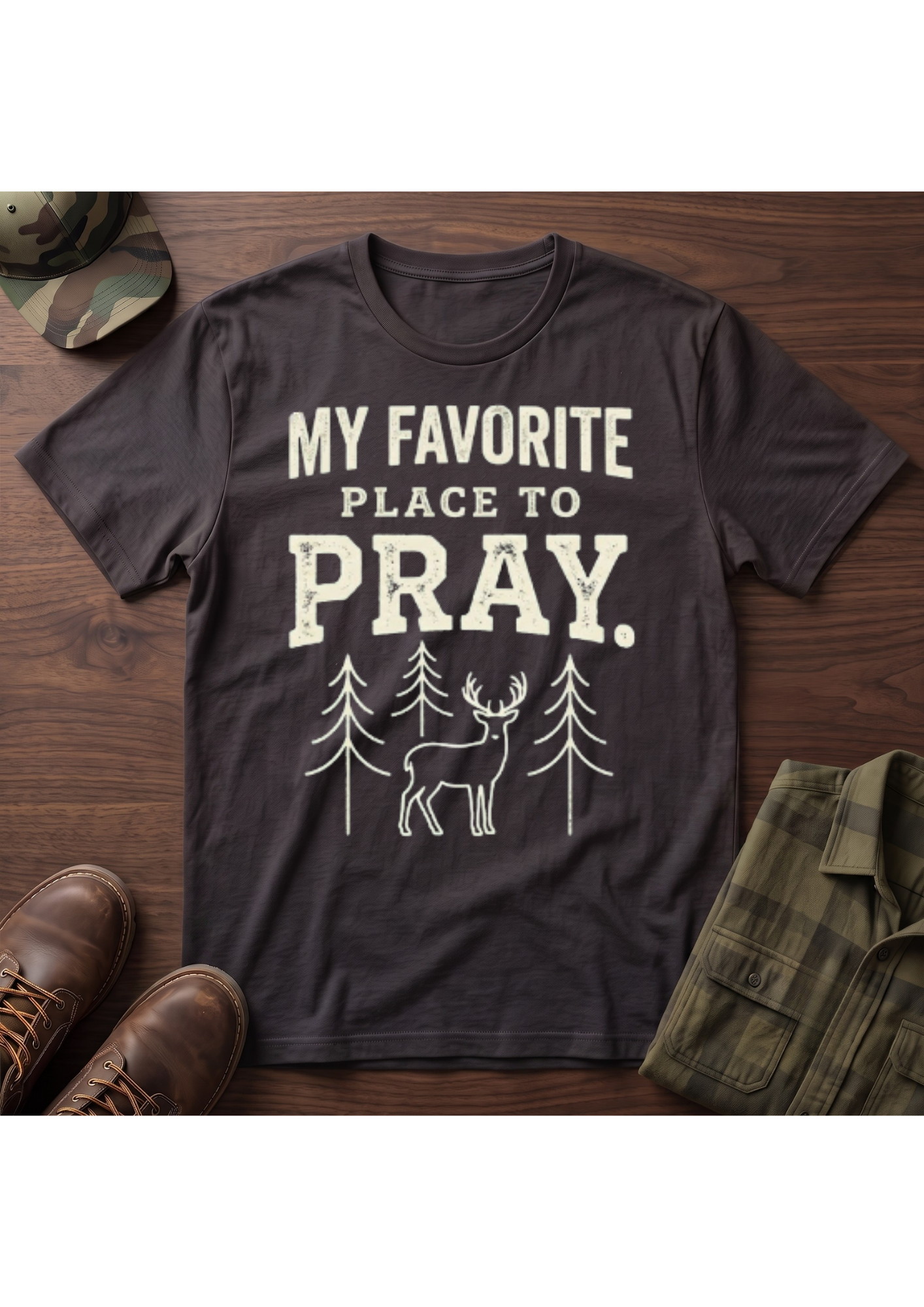 My Favorite Place to Pray T-Shirt