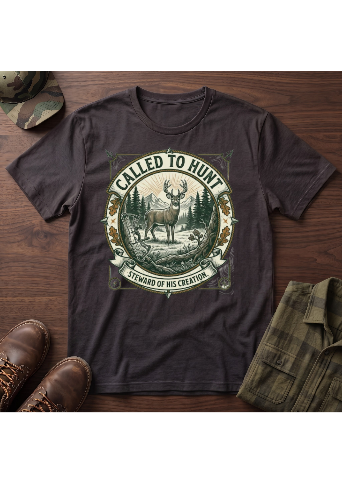 Called to Hunt Portrait T-Shirt