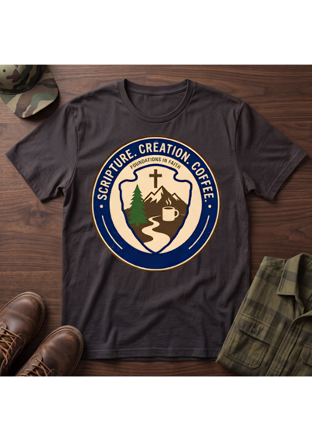 Scripture Creation Coffee T-Shirt