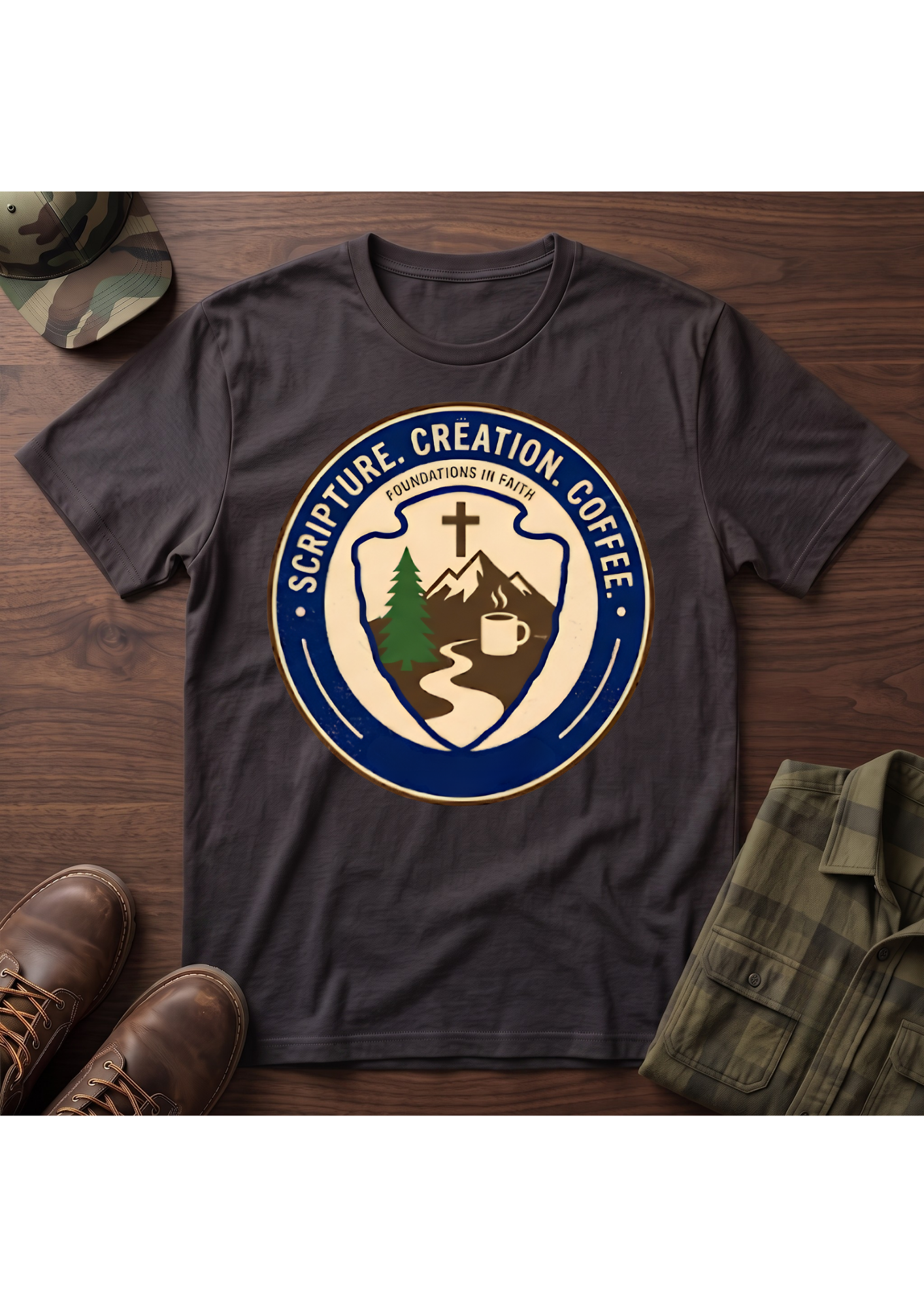Scripture Creation Coffee T-Shirt
