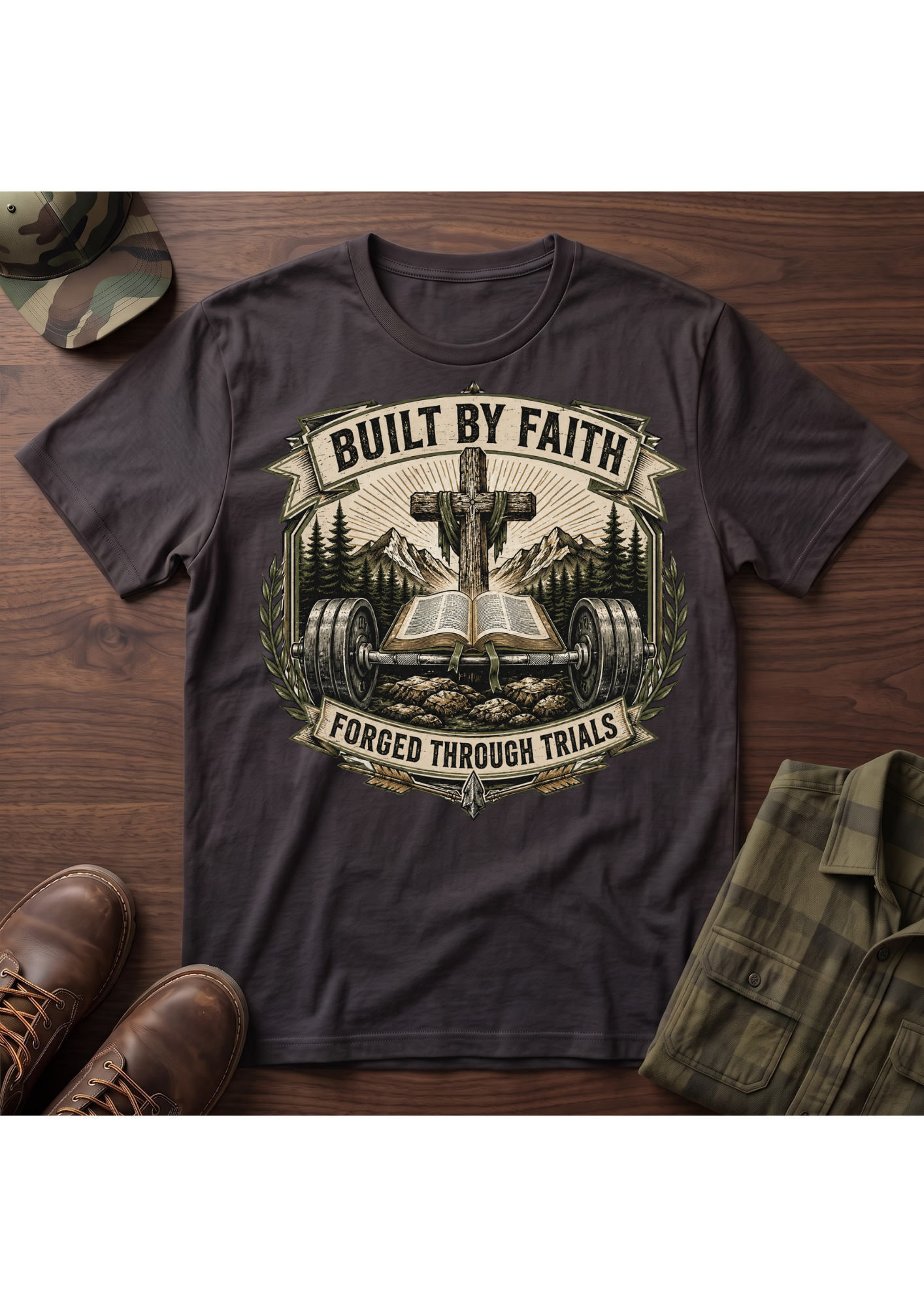 Built By Faith T-Shirt