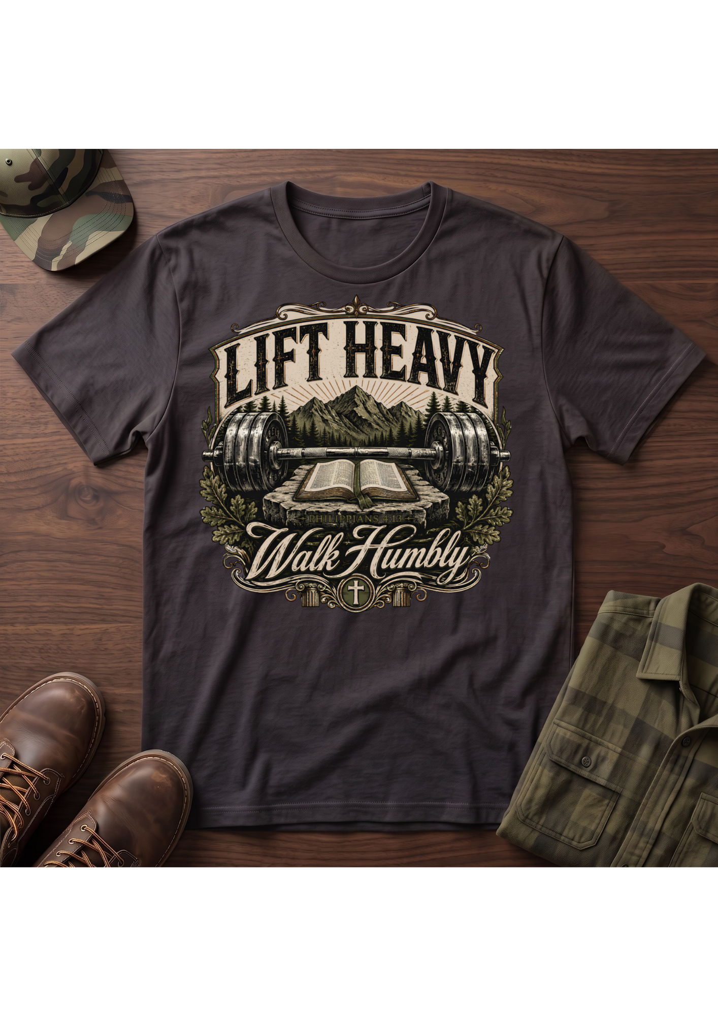Lift Heavy Walk Humbly T-Shirt