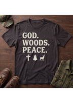 God, Woods, Peace T-Shirt