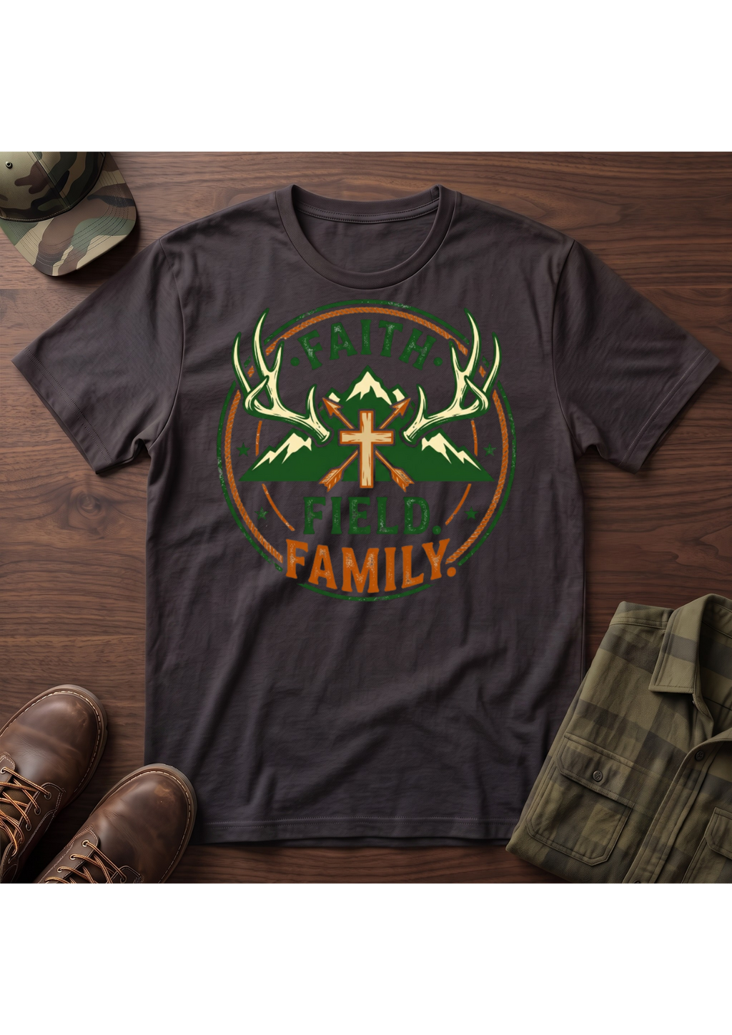 Faith, Field, Family T-Shirt