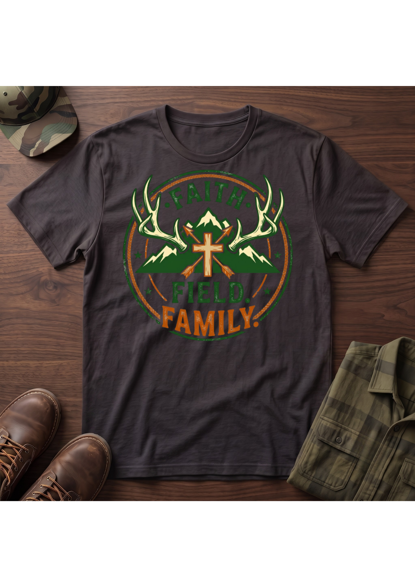 Faith, Field, Family T-Shirt