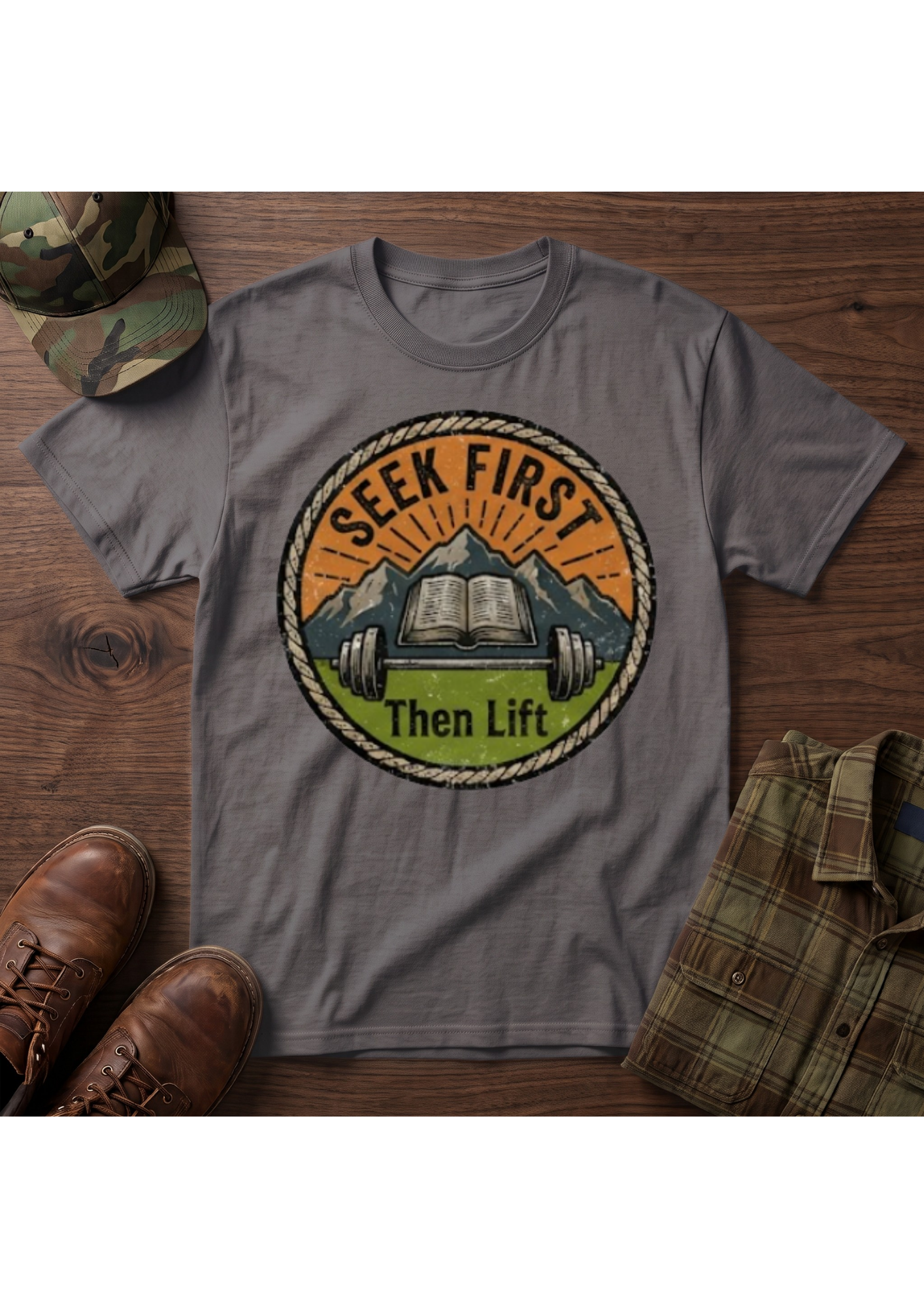 Seek First, Then Lift T-Shirt