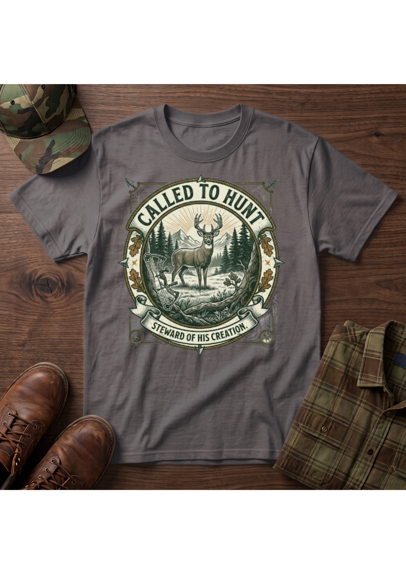 Called to Hunt Portrait T-Shirt