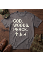 God, Woods, Peace T-Shirt