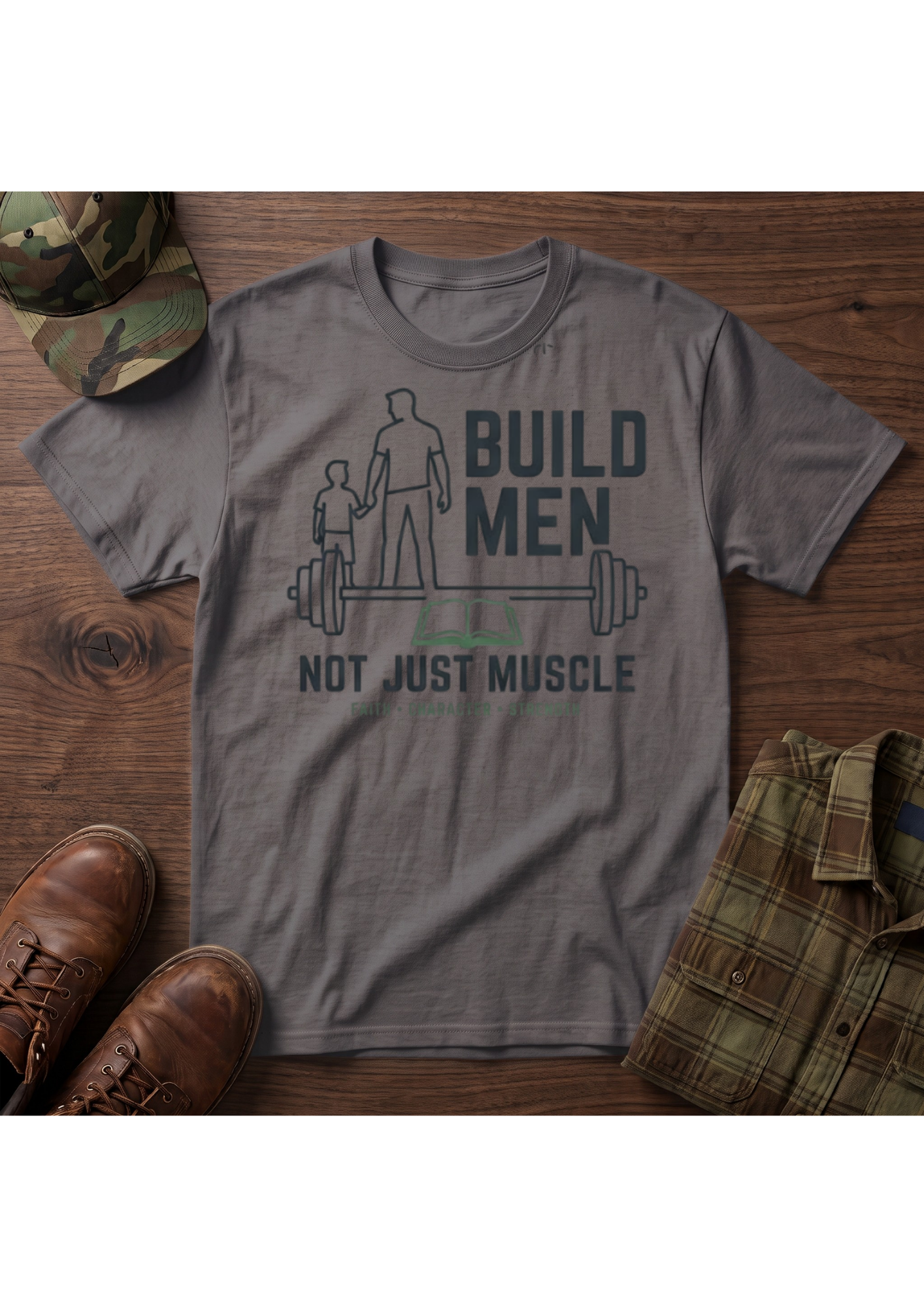 Build Men Fatherhood T-Shirt