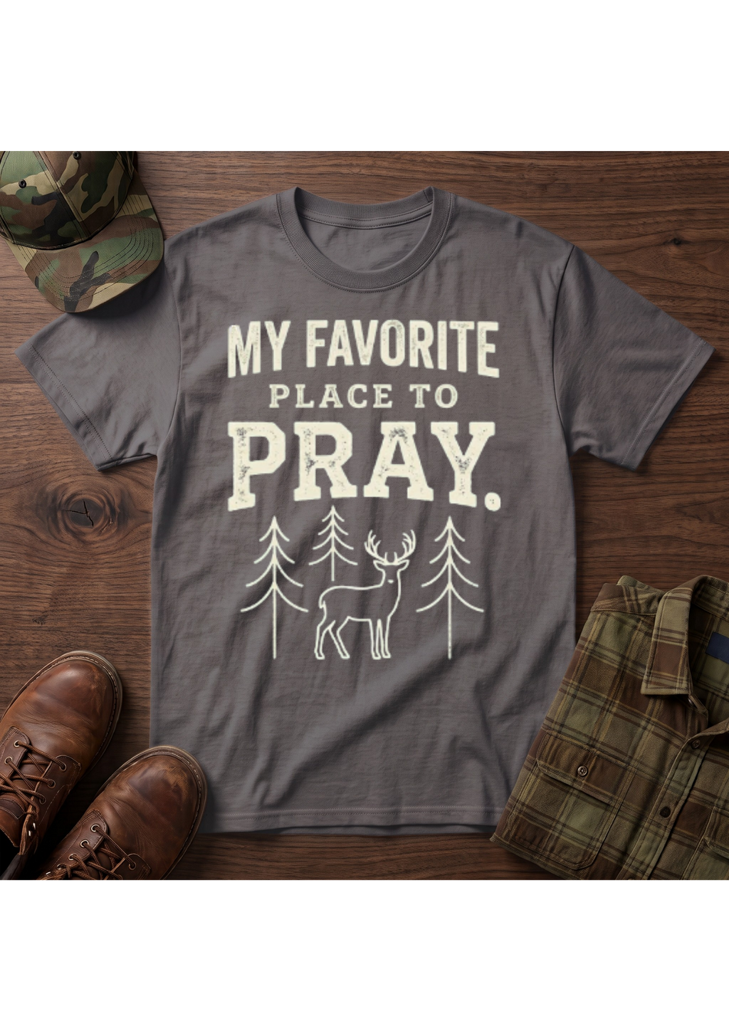 My Favorite Place to Pray T-Shirt