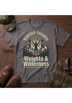 Worship Through Weights & Wilderness T-Shirt