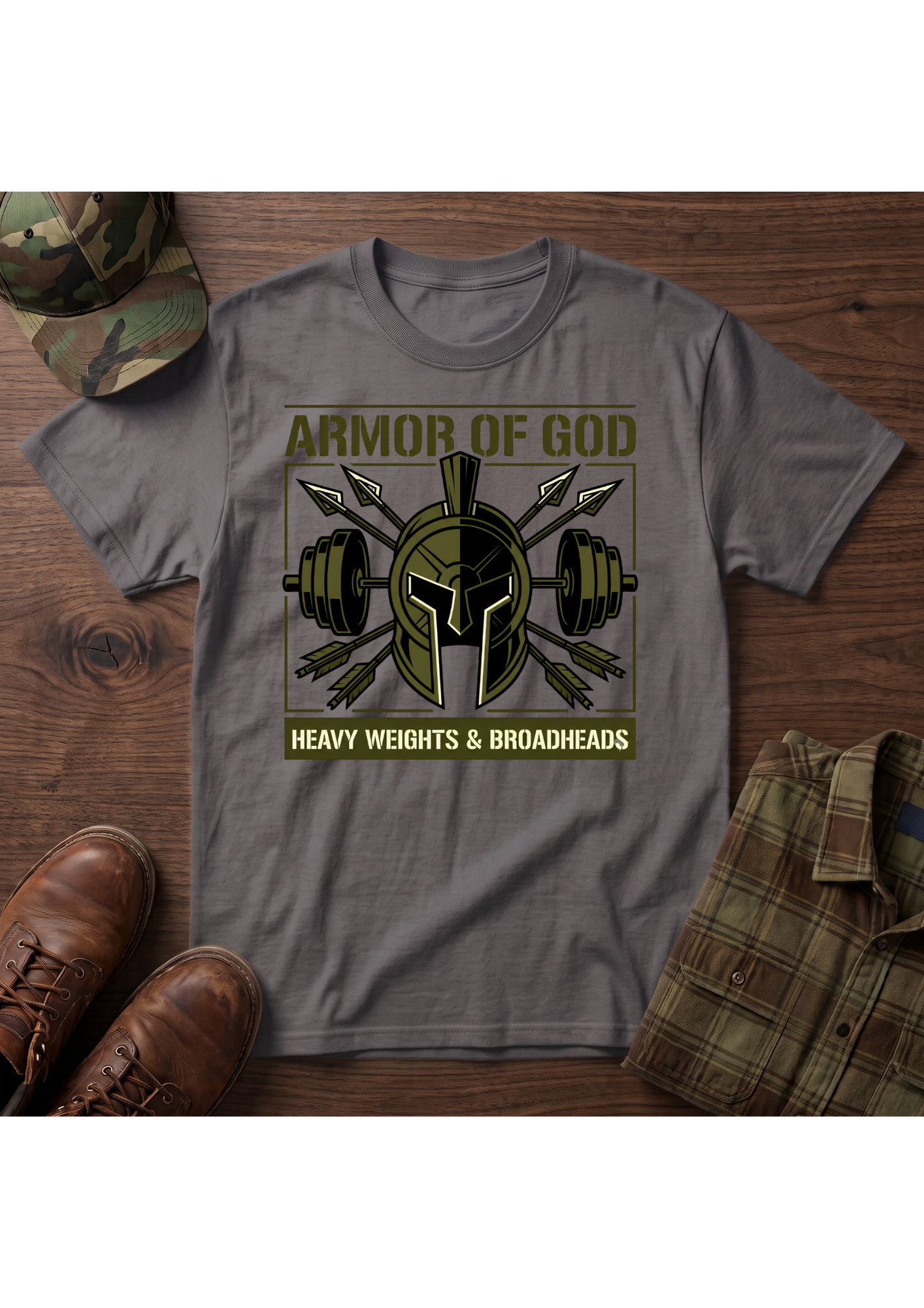 Armor of God, Heavy Weights, and Broadheads T-Shirt