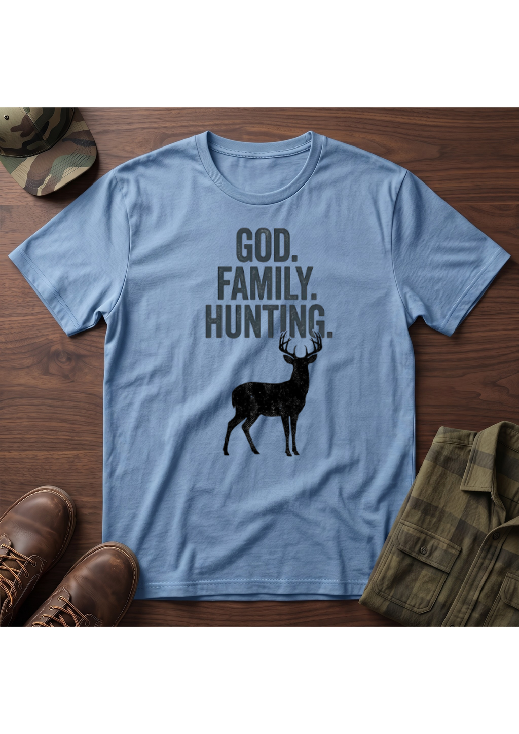 God, Family, Hunting T-Shirt