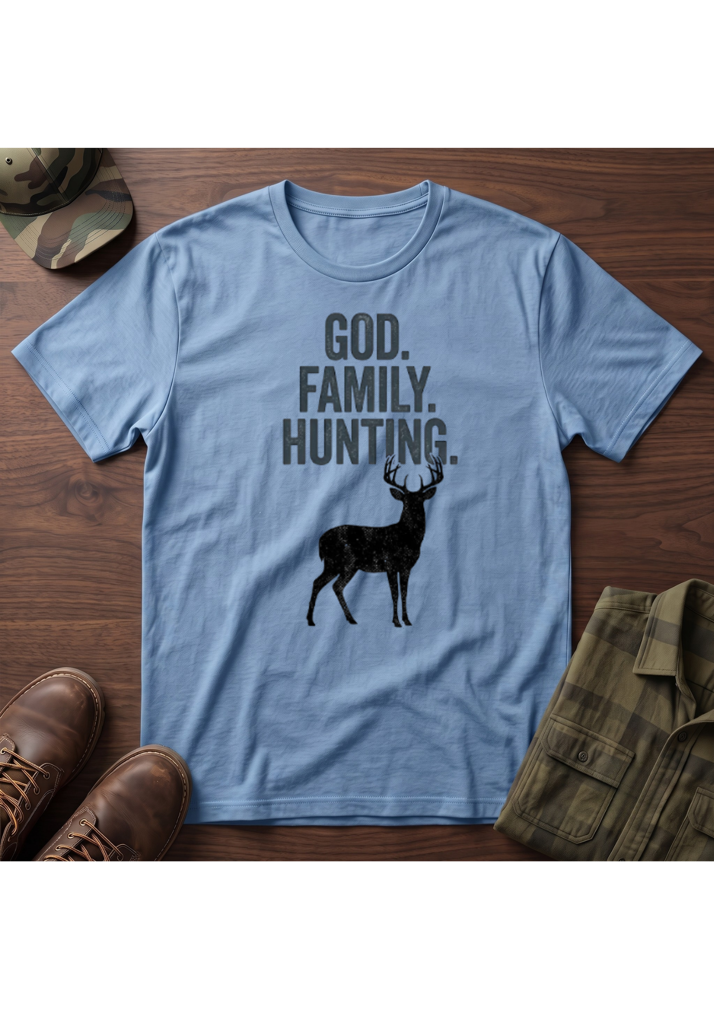 God, Family, Hunting T-Shirt