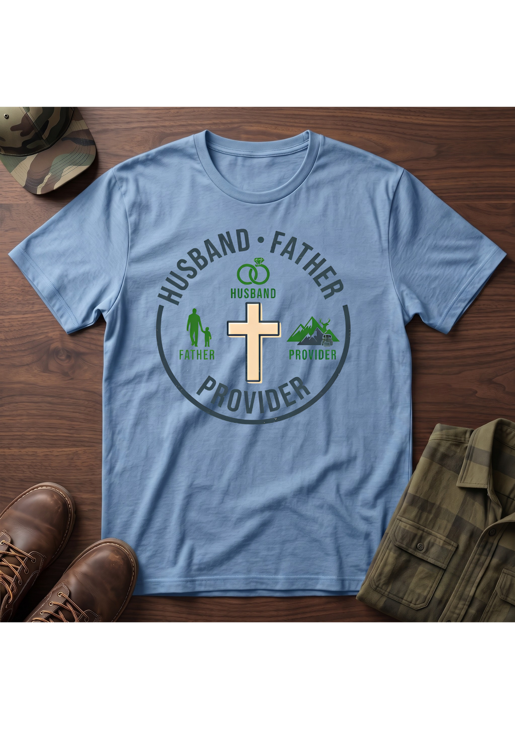Husband Father Provider T-Shirt