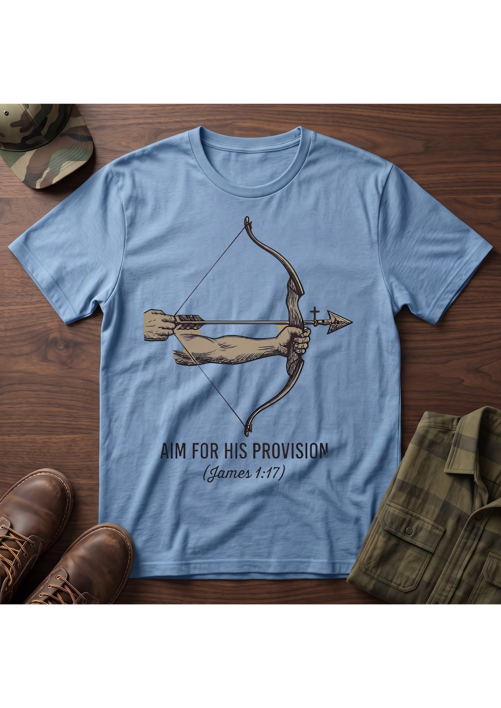 Aim for His Provision, Bow and Arrow T-Shirt