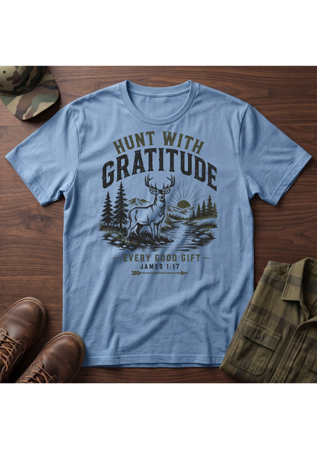 HUNT WITH GRATITUDE T-SHIRT