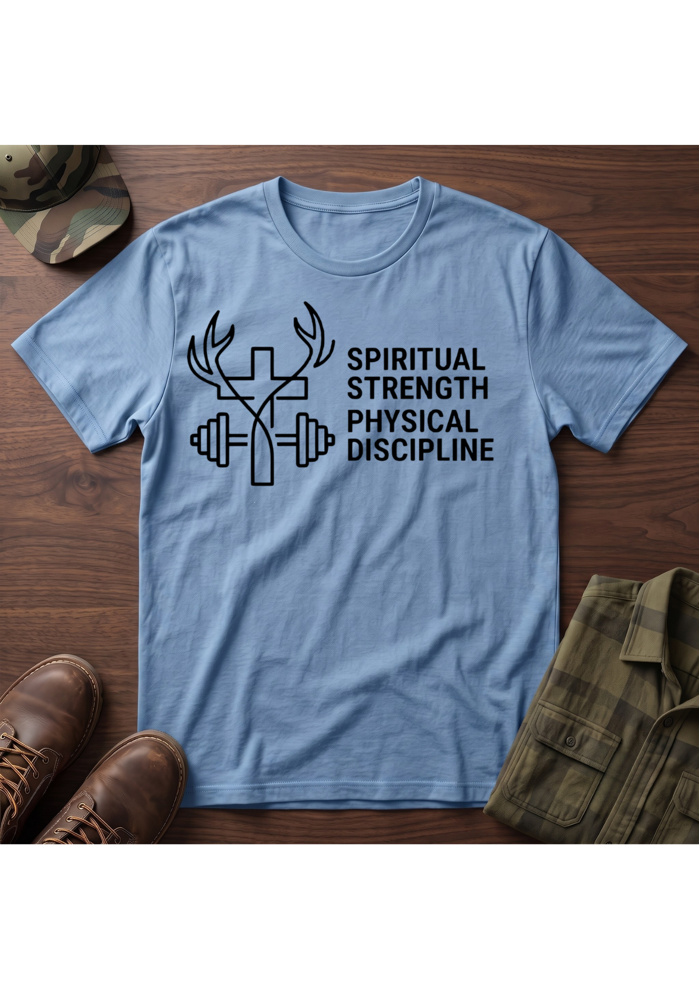 Spiritual Strength Physical Discipline T-Shirt