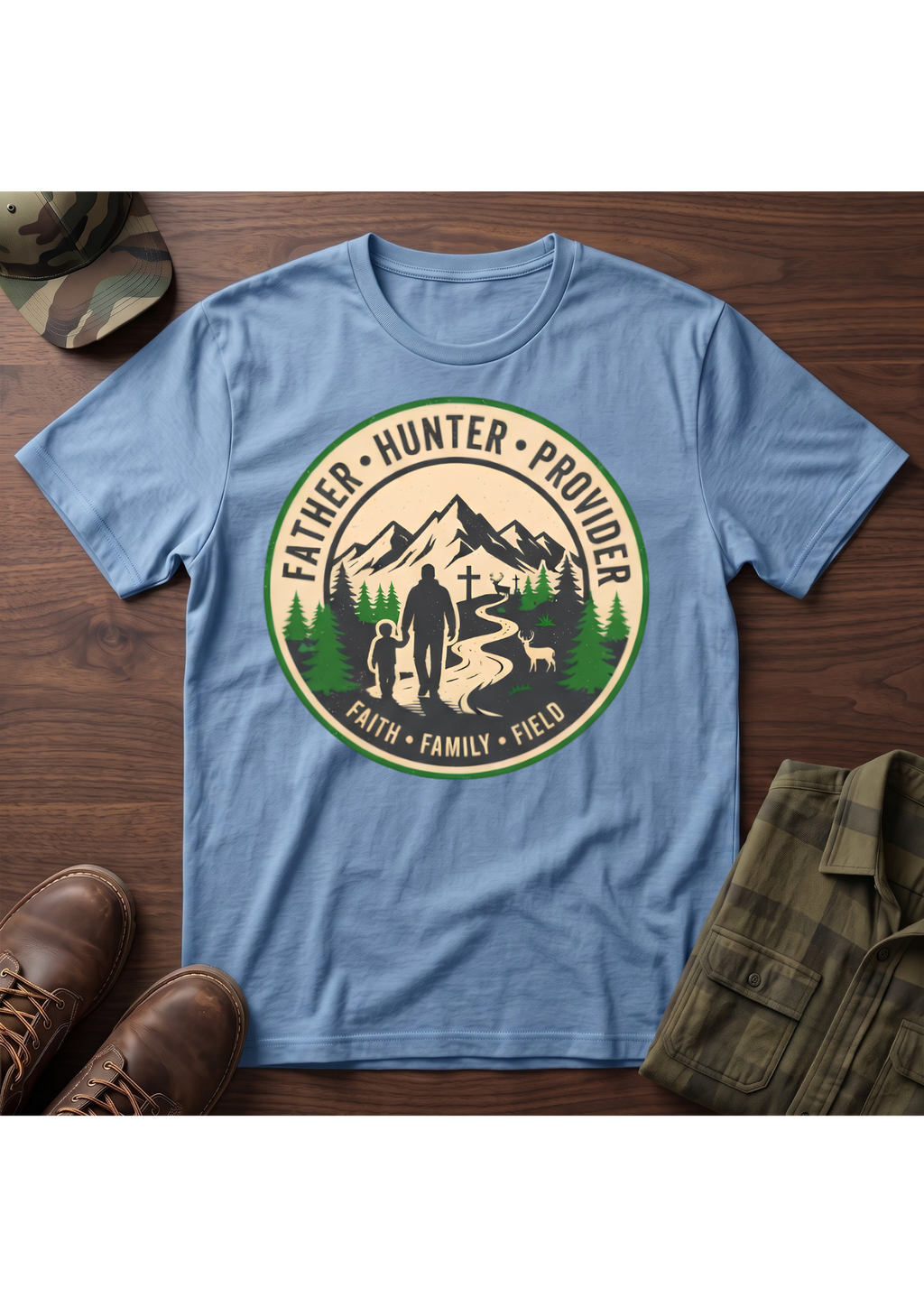 Father Hunter Provider T-Shirt