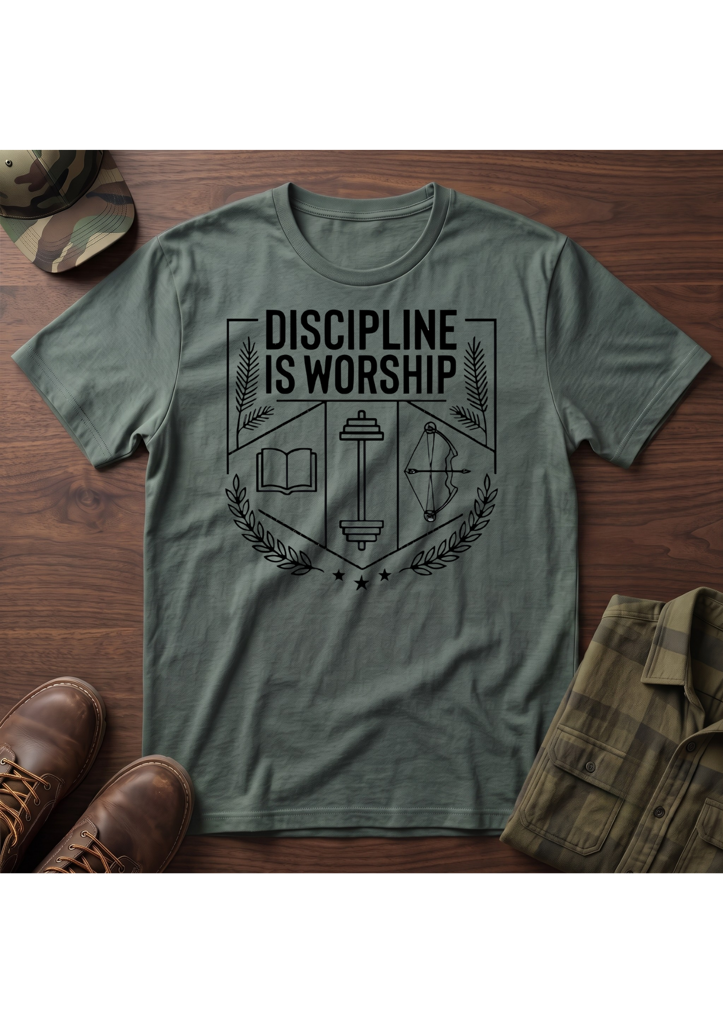 Discipline is Worship Minimalist T-Shirt