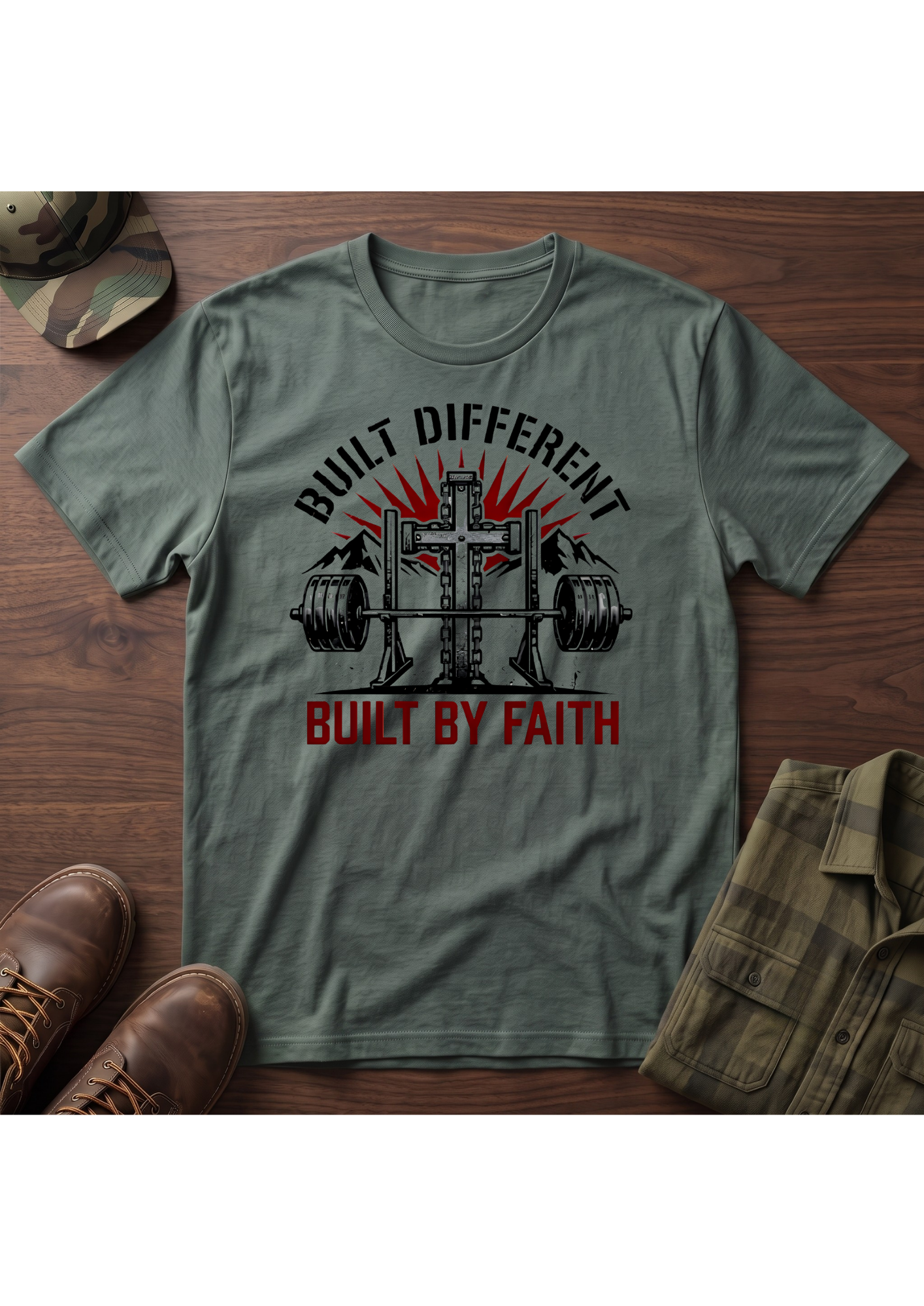 Built Different by Faith T-Shirt